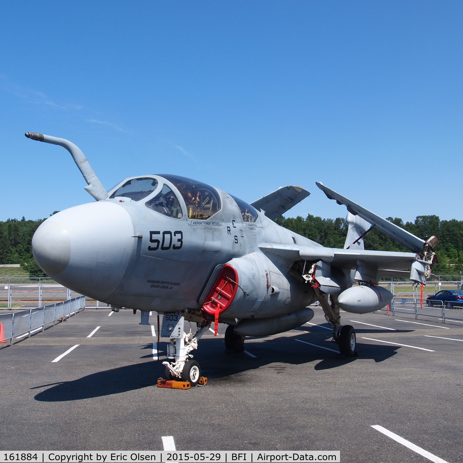 161884, Grumman EA-6B Prowler C/N P-107, Grumman EA-6B of VAQ 131 
