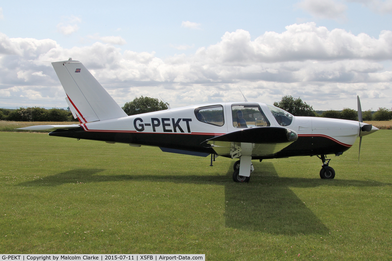 G-PEKT, 1985 Socata TB-20 Trinidad C/N 532, Socata TB-20 Trinidad at Fishburn Airfield, July 11th 2015.