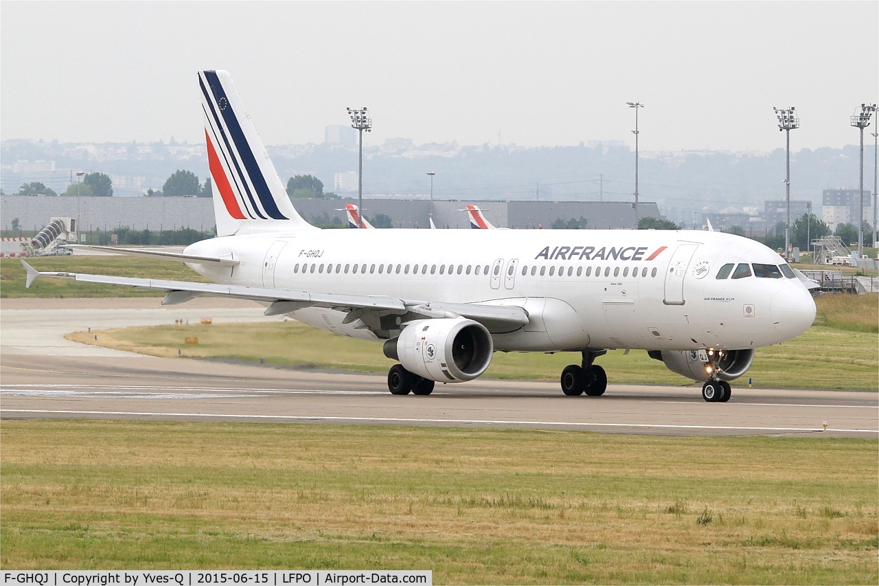 F-GHQJ, 1991 Airbus A320-211 C/N 0214, Airbus A320-211, holding point rwy 08, Paris-Orly airport (LFPO-ORY)