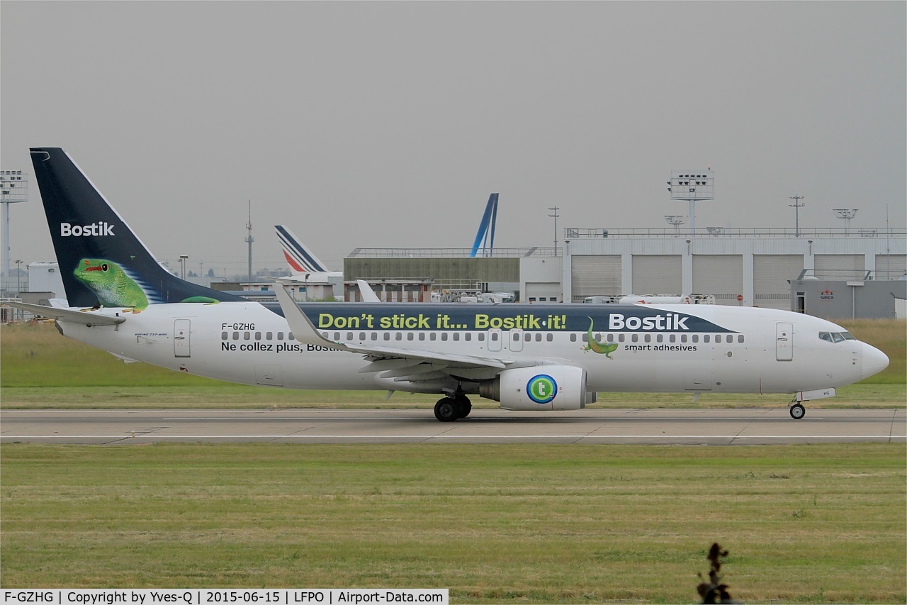 F-GZHG, 2002 Boeing 737-8K2 C/N 30650, Boeing 737-8K2, Take off rwy 08, Paris-Orly airport (LFPO-ORY)