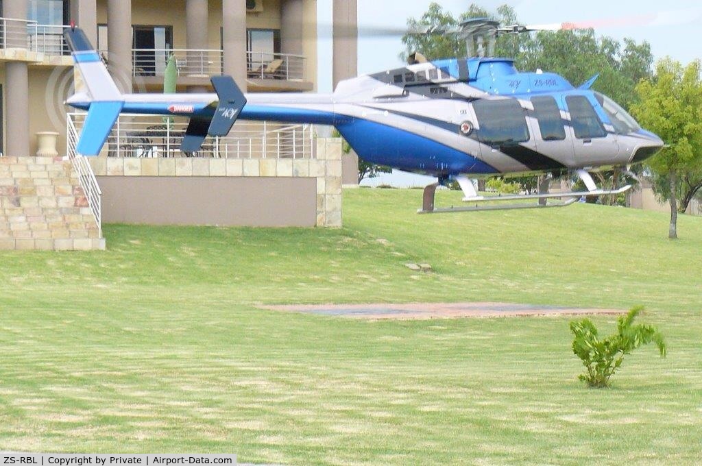 ZS-RBL, 2002 Bell 407 C/N 53548, ZS-RBL is now Blue