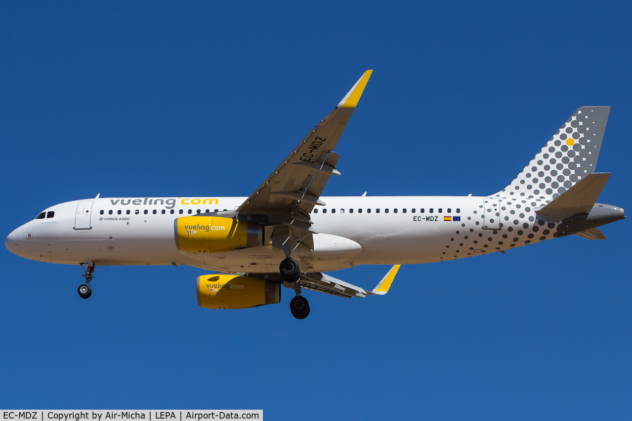 EC-MDZ, 2014 Airbus A320-232 C/N 6377, Vueling Airlines