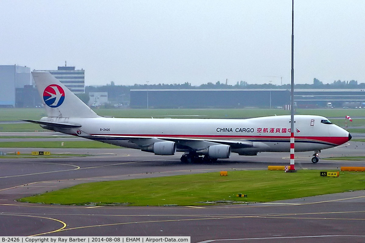 B-2426, 2007 Boeing 747-40BF/ER/SCD C/N 35208/1392, Boeing 747-40BERF [35208] (China Cargo Airlines) Amsterdam-Schiphol~PH 08/08/2014