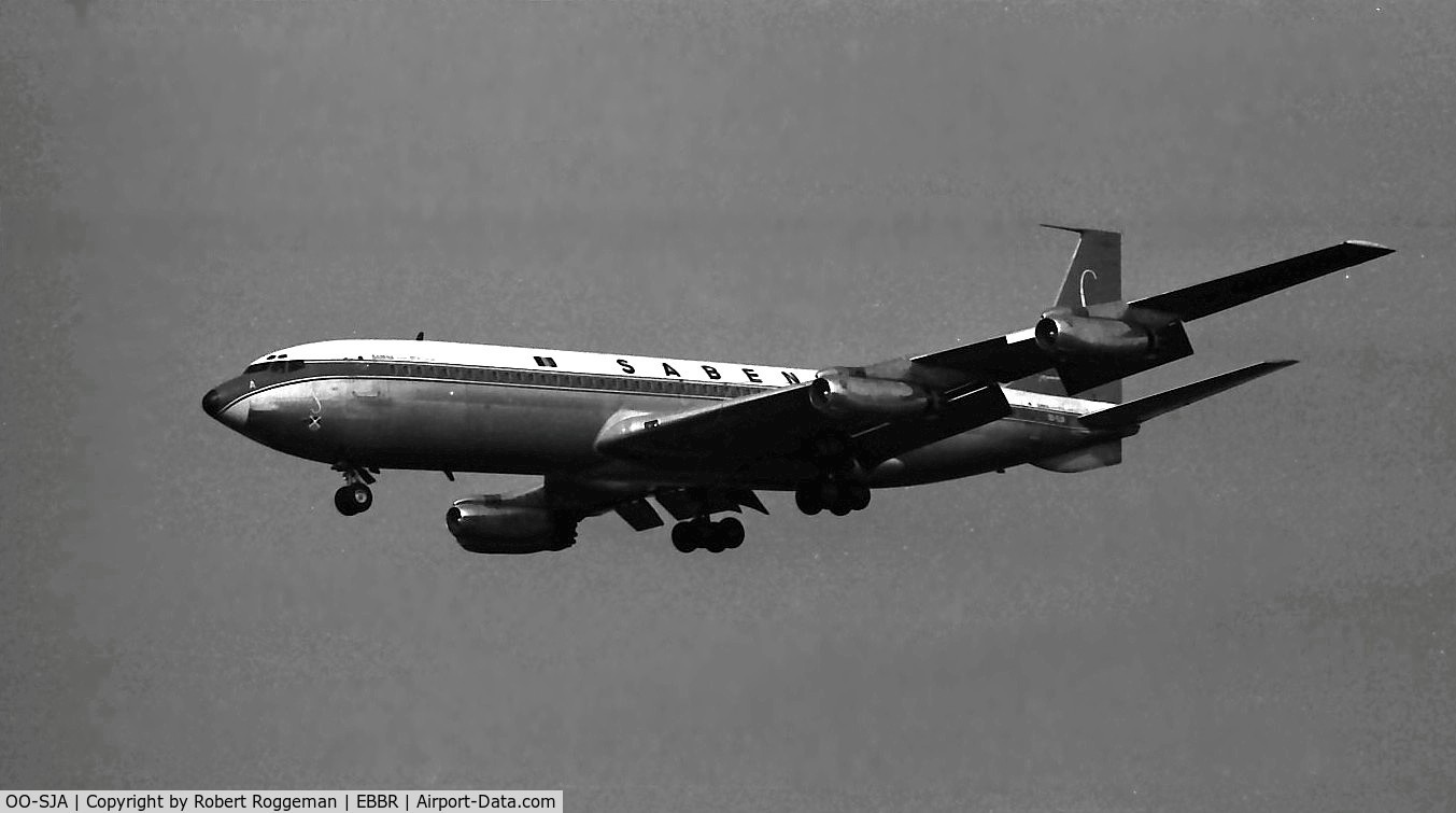 OO-SJA, 1959 Boeing 707-329 C/N 17623, SABENA 1964.