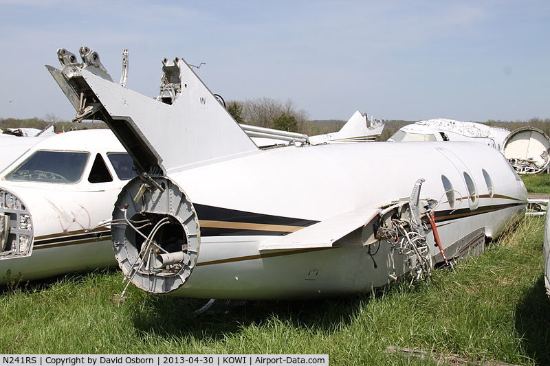 N241RS, 1974 Dassault Falcon 10 C/N 18, N241RS is now used for parts in Rantoul, Kansas.