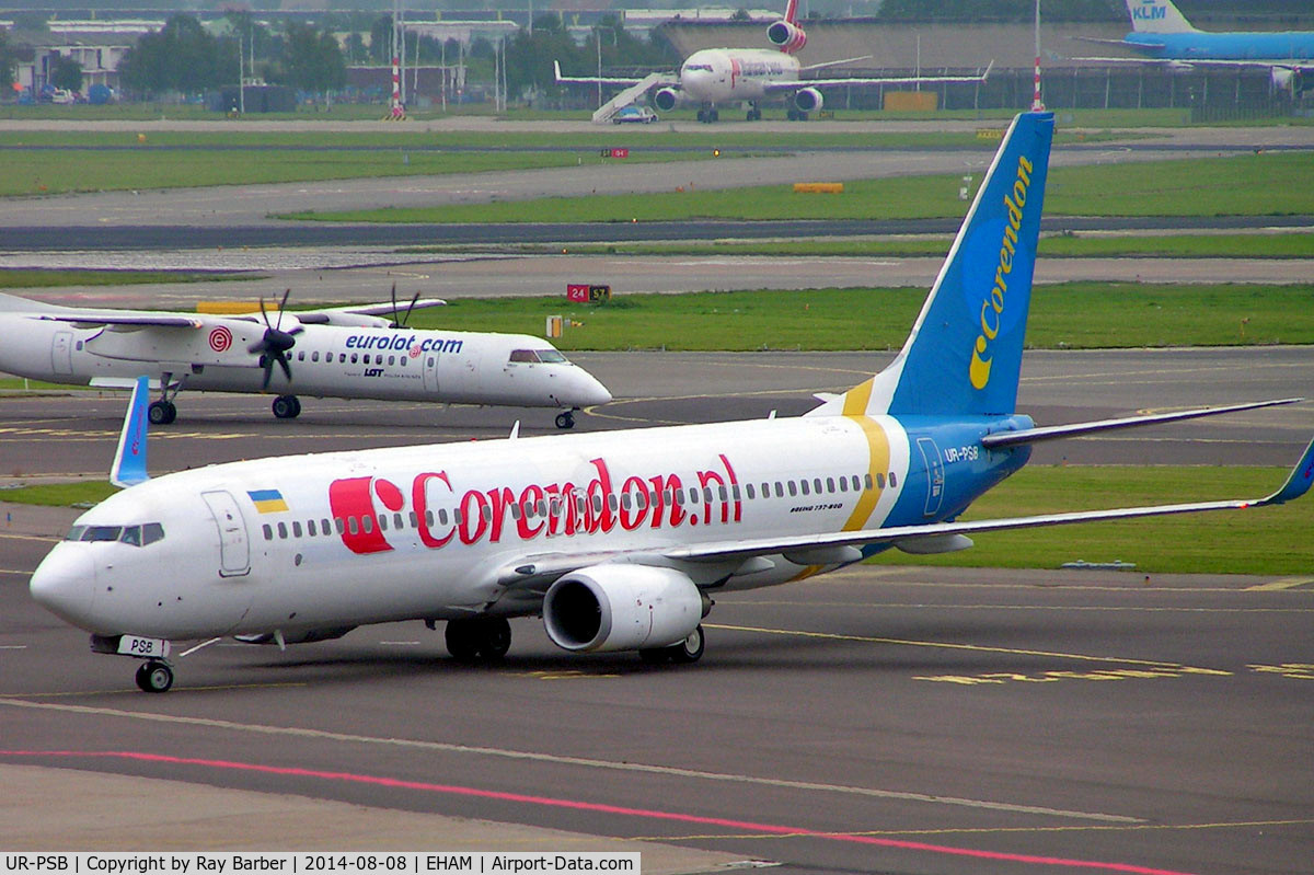 UR-PSB, 2009 Boeing 737-8HX C/N 29654, Boeing 737-8HX [29654] (Corendon Dutch Airlines) Amsterdam-Schiphol~PH 08/08/2014
