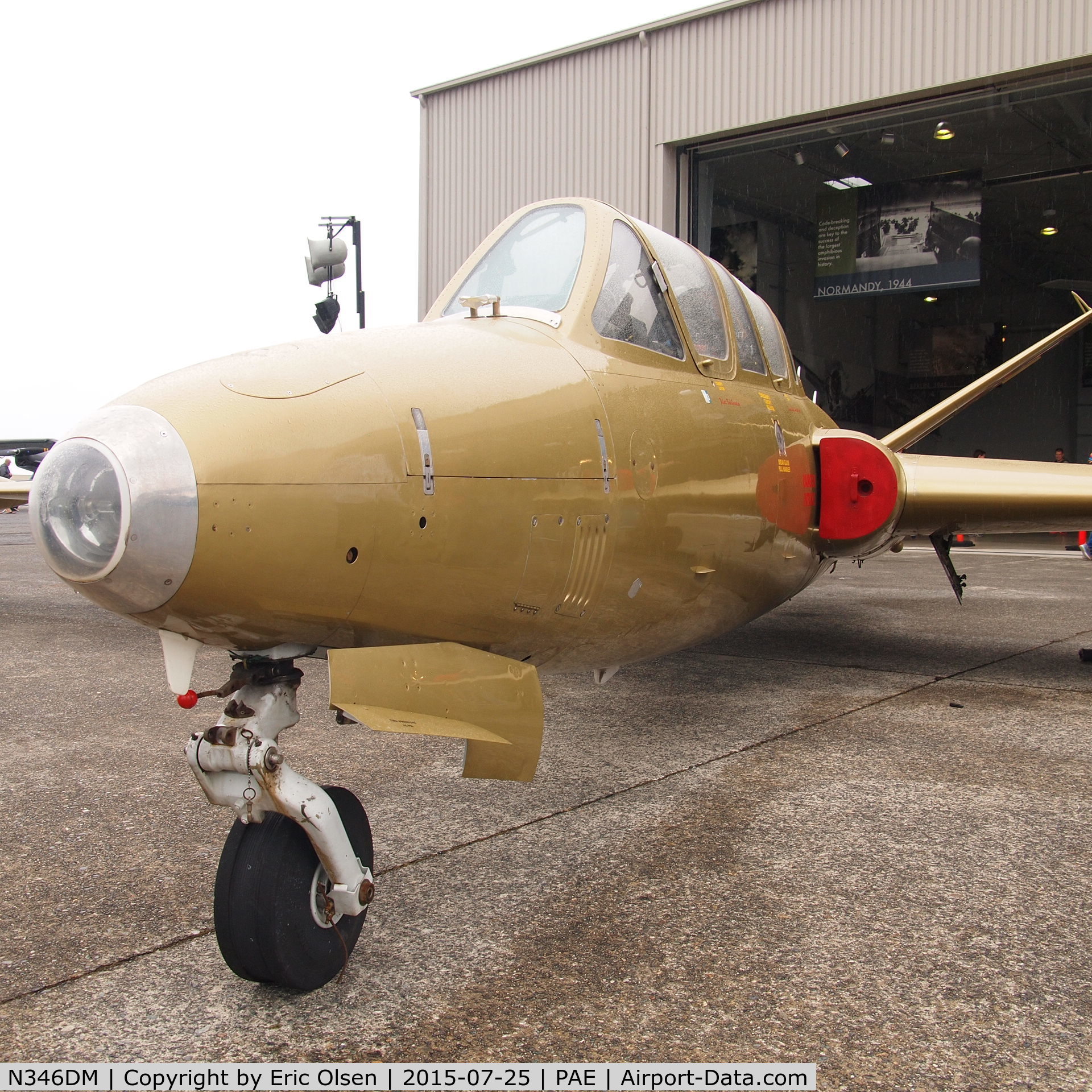N346DM, 1962 Fouga CM-170 Magister C/N 346, Nose shot