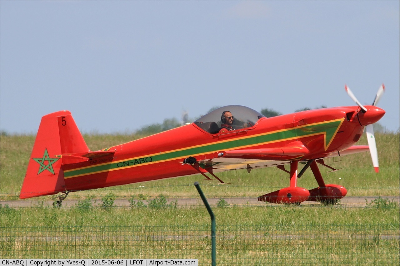 CN-ABQ, Mudry CAP-232 C/N 26, Royal Moroccan Air Force Mudry CAP-232, N° 5 of Aerobatic Team Marche Verte 2015, Tours Air Base 705 (LFOT-TUF) Air show 2015