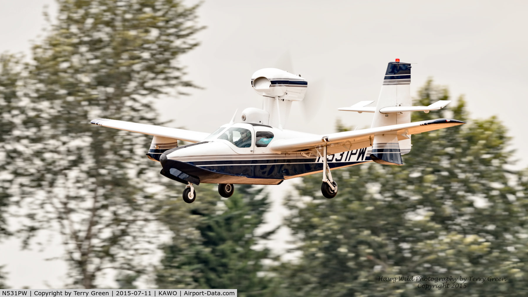 N531PW, 1972 Lake LA-4-200 Buccaneer C/N 531, 2015 Arlington Washington Fly-In
