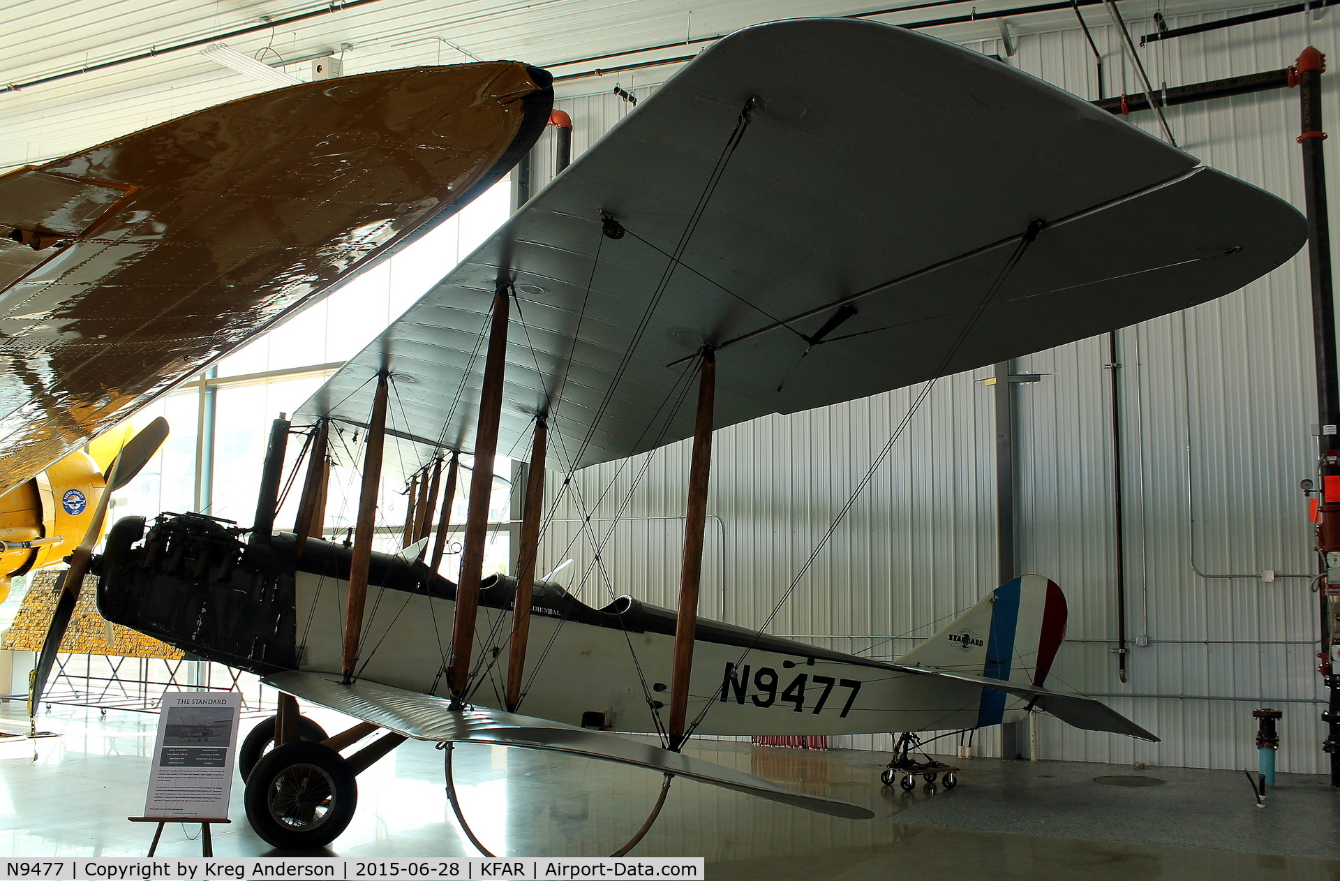 N9477, 1917 Klessig Standard J-1 C/N 2434, Standard J-1 at the Fargo Air Museum.