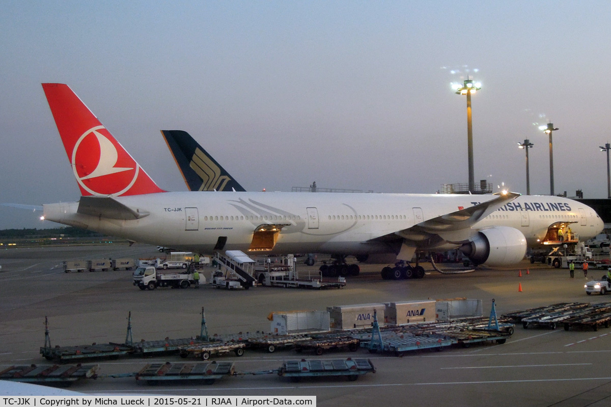 TC-JJK, 2010 Boeing 777-3F2/ER C/N 40711, At Narita