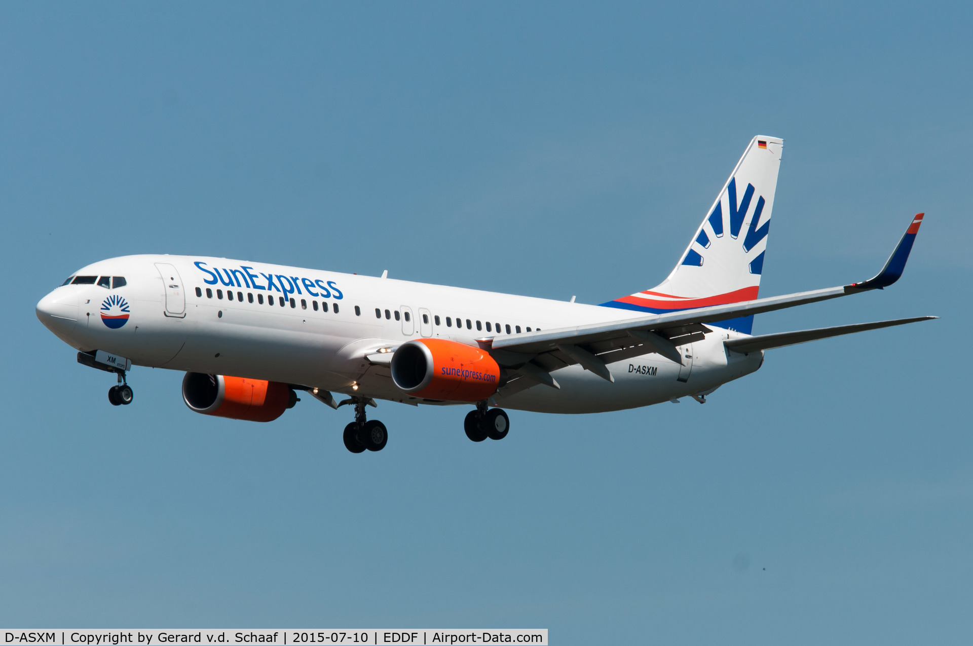 D-ASXM, 2010 Boeing 737-8EH C/N 35836, Frankfurt, July 2015