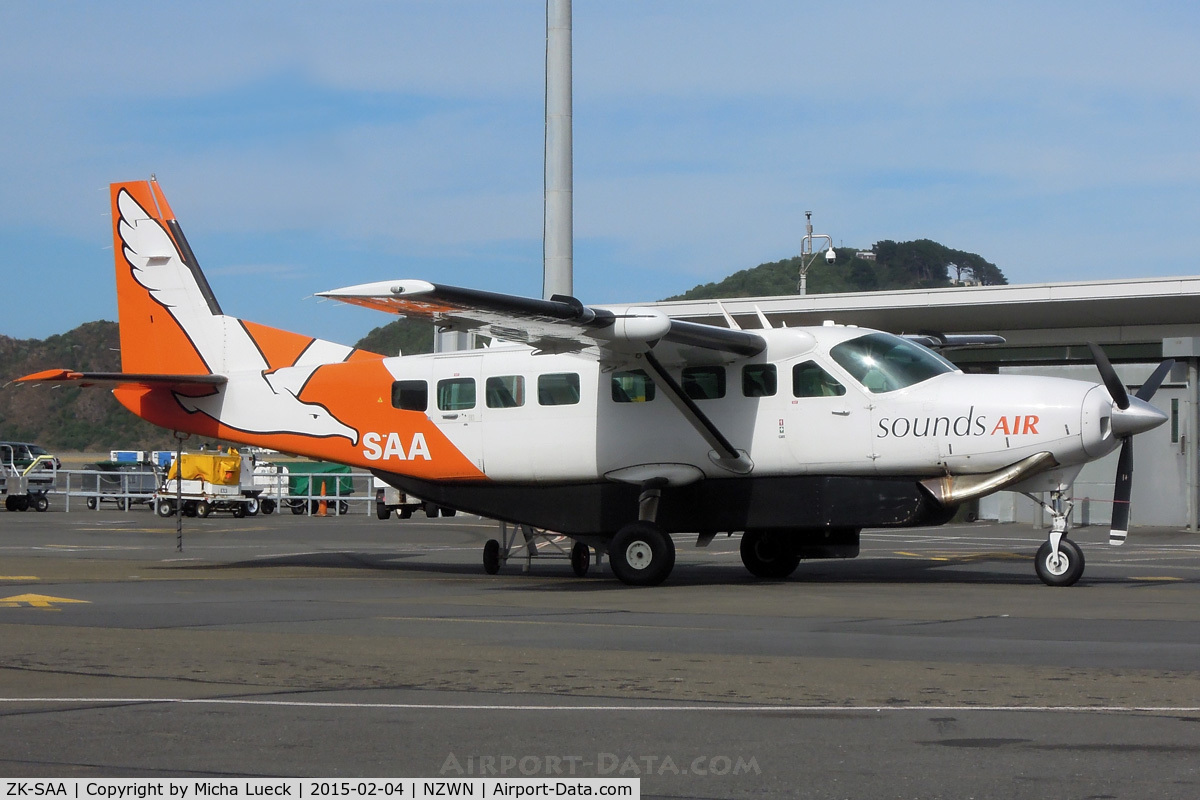 ZK-SAA, Cessna 208B Grand Caravan C/N 208B0862, At Wellington