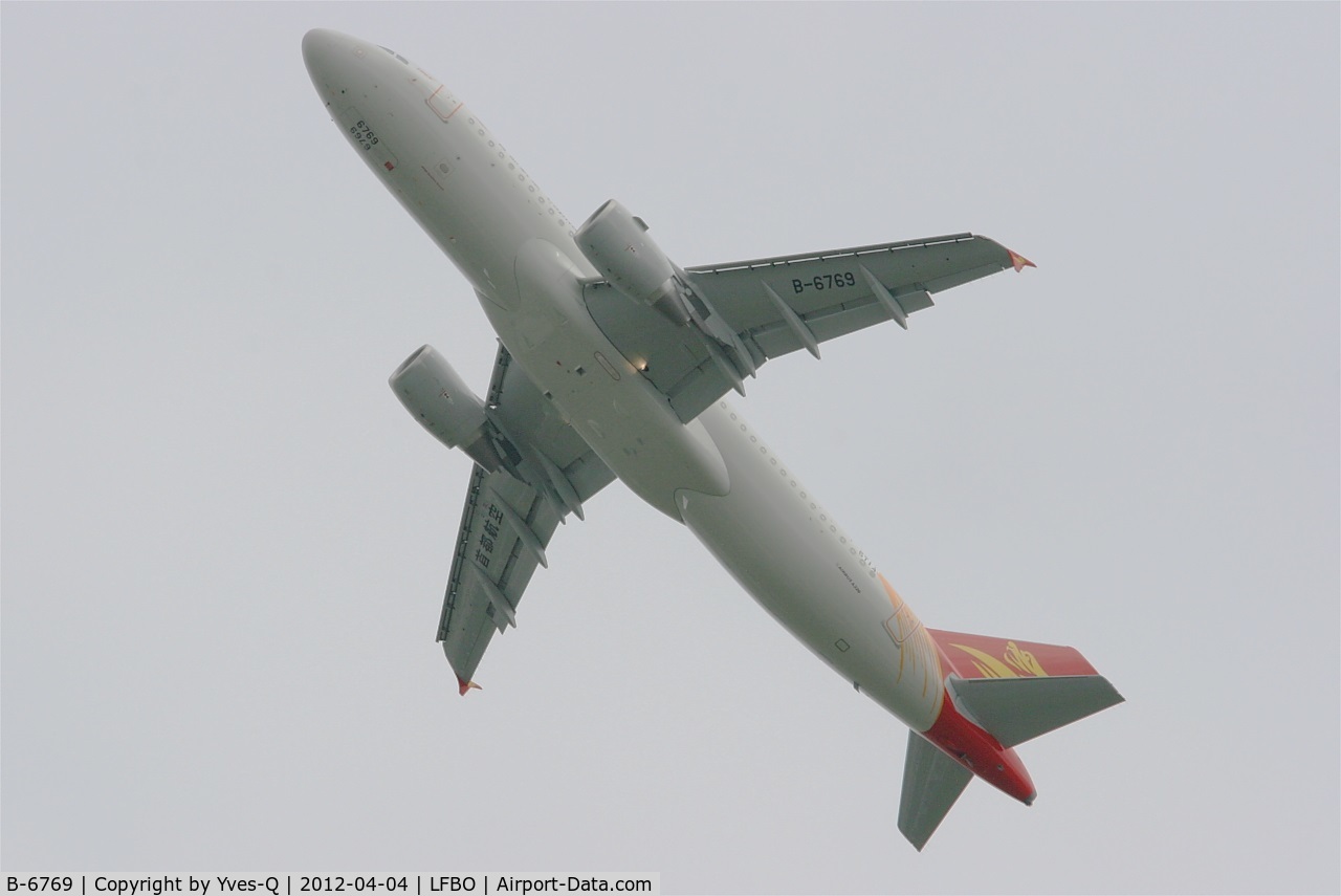 B-6769, 2012 Airbus A320-214 C/N 5114, Airbus A320-214, Take off Rwy 32R, Toulouse Blagnac Airport (LFBO-TLS)
