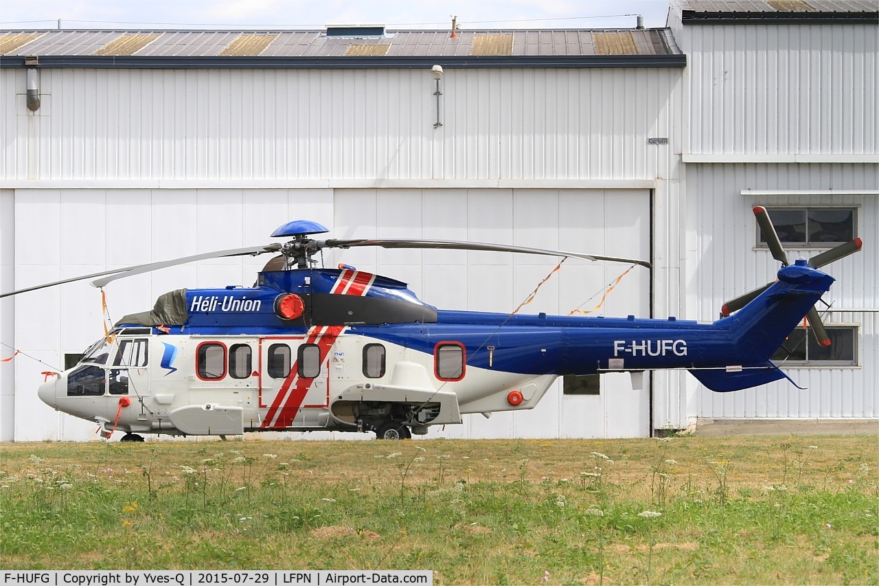 F-HUFG, Airbus Helicopters EC-225LP Super Puma Mk2+ C/N 2932, Eurocopter EC-225LP Super Puma, Scheduled maintenance  check by Héli-Union, Toussus-Le-Noble airport (LFPN-TNF)