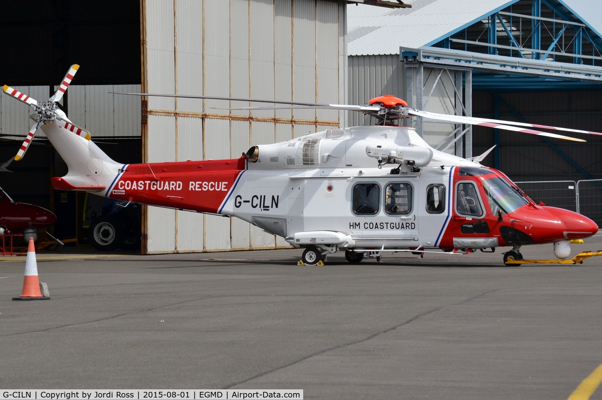 G-CILN, 2014 AgustaWestland AW-139 C/N 31586, Chillin' in the sun at Lydd