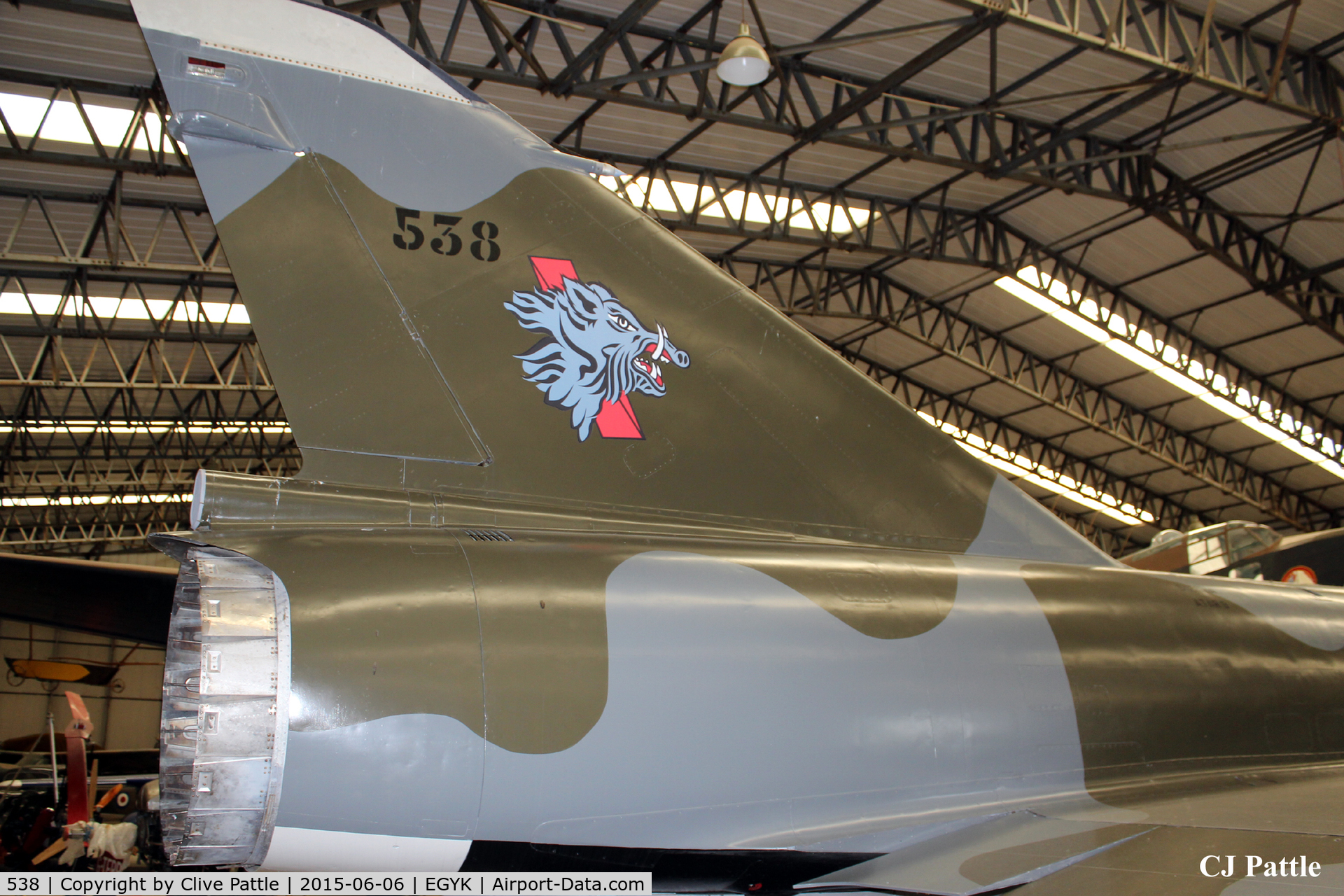 538, Dassault Mirage IIIE C/N 538, On display at the Yorkshire Air Museum EGYK