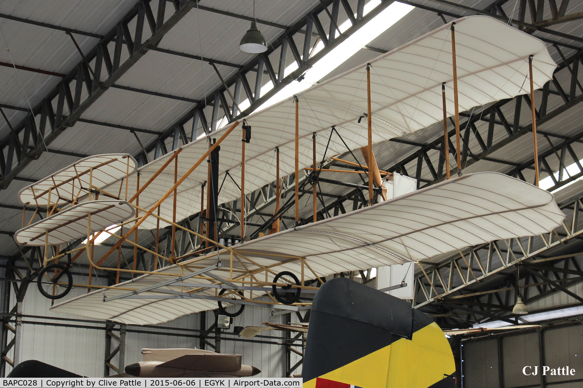 BAPC028, 1965 Wright Flyer Replica C/N BAPC.028, On display at the Yorkshire Air Museum EGYK