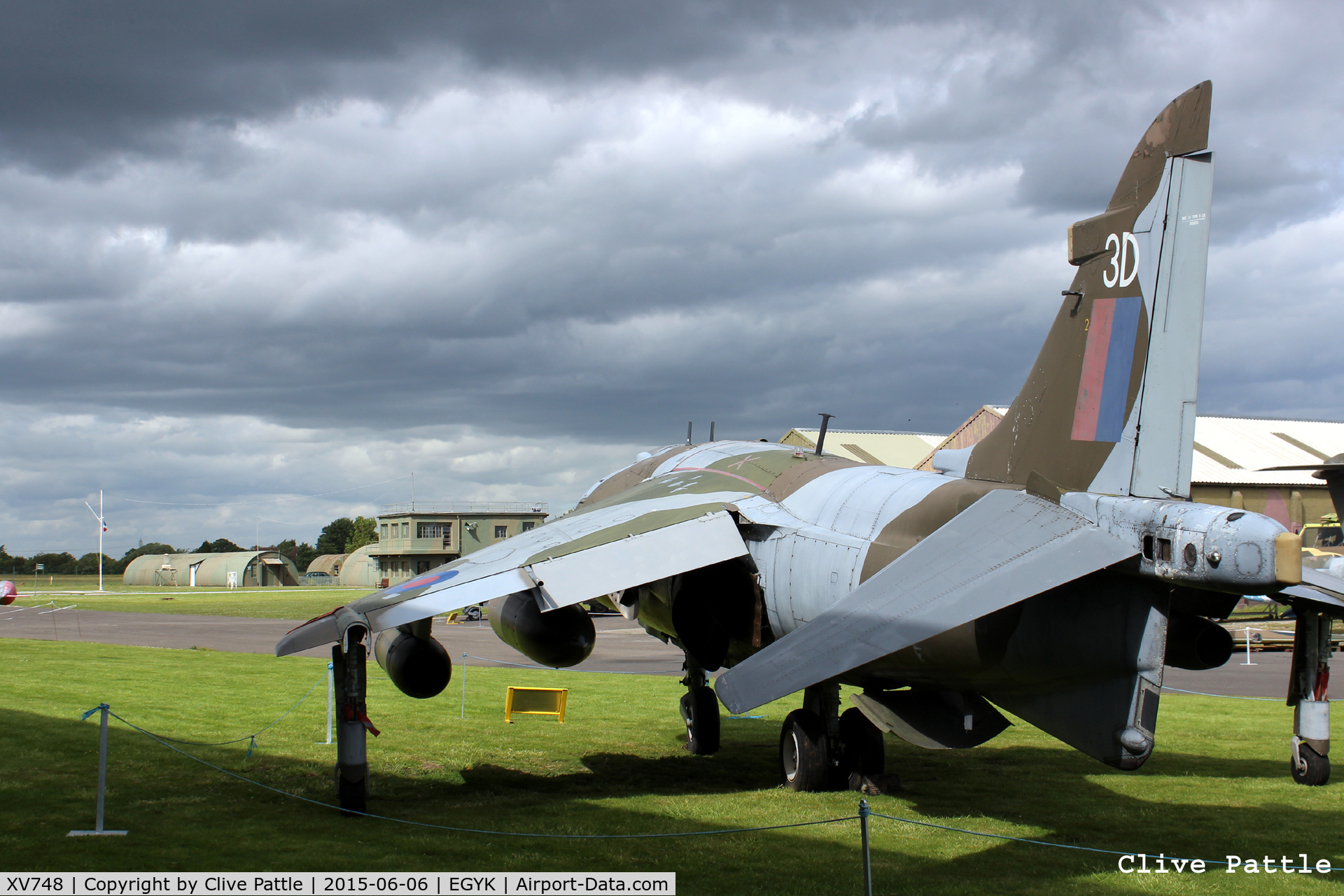 XV748, 1969 Hawker Siddeley Harrier GR.3 C/N 712011, On display at the Yorkshire Air Museum EGYK