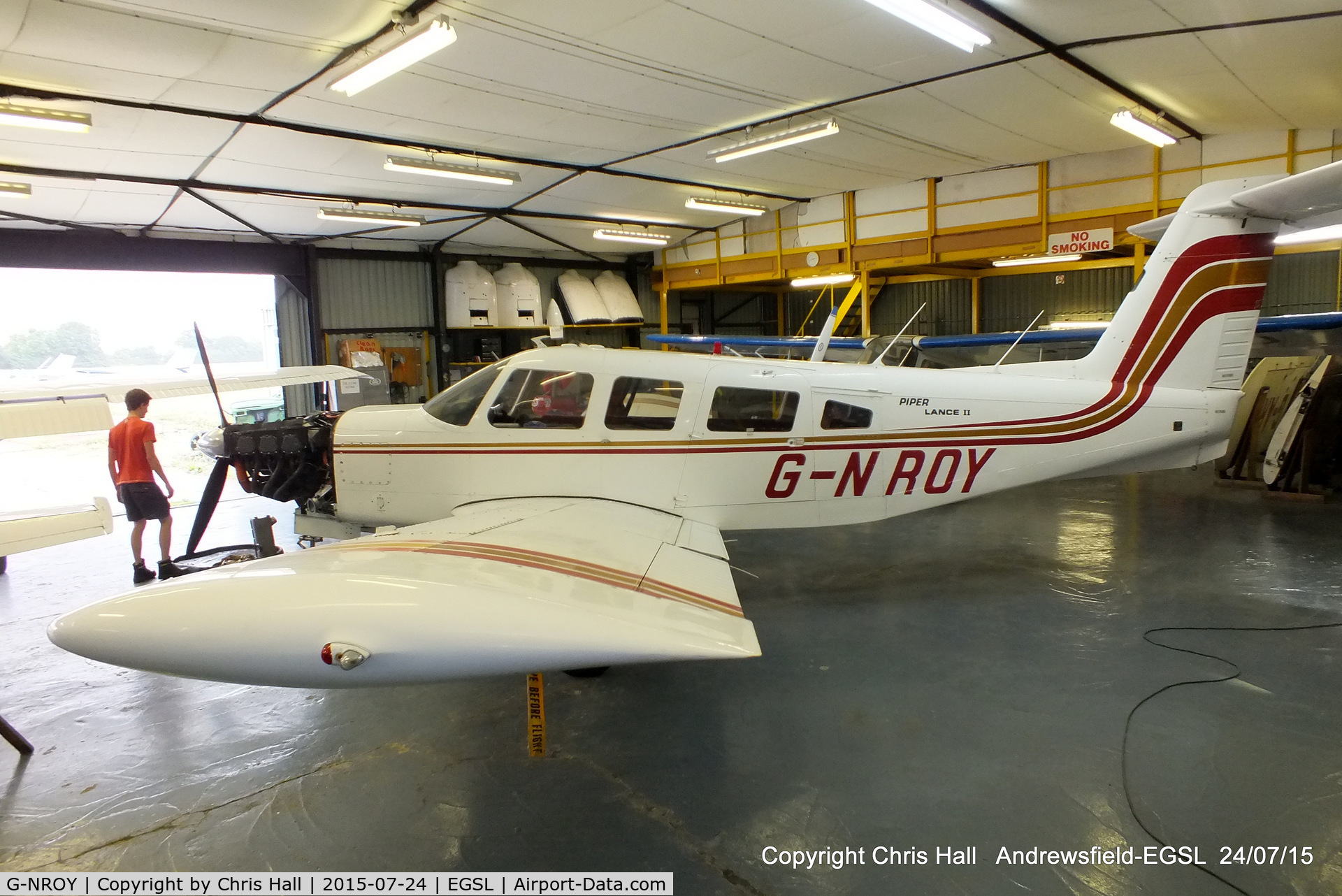 G-NROY, 1979 Piper PA-32RT-300 Lance II C/N 32R-7985070, Andrewsfield resident