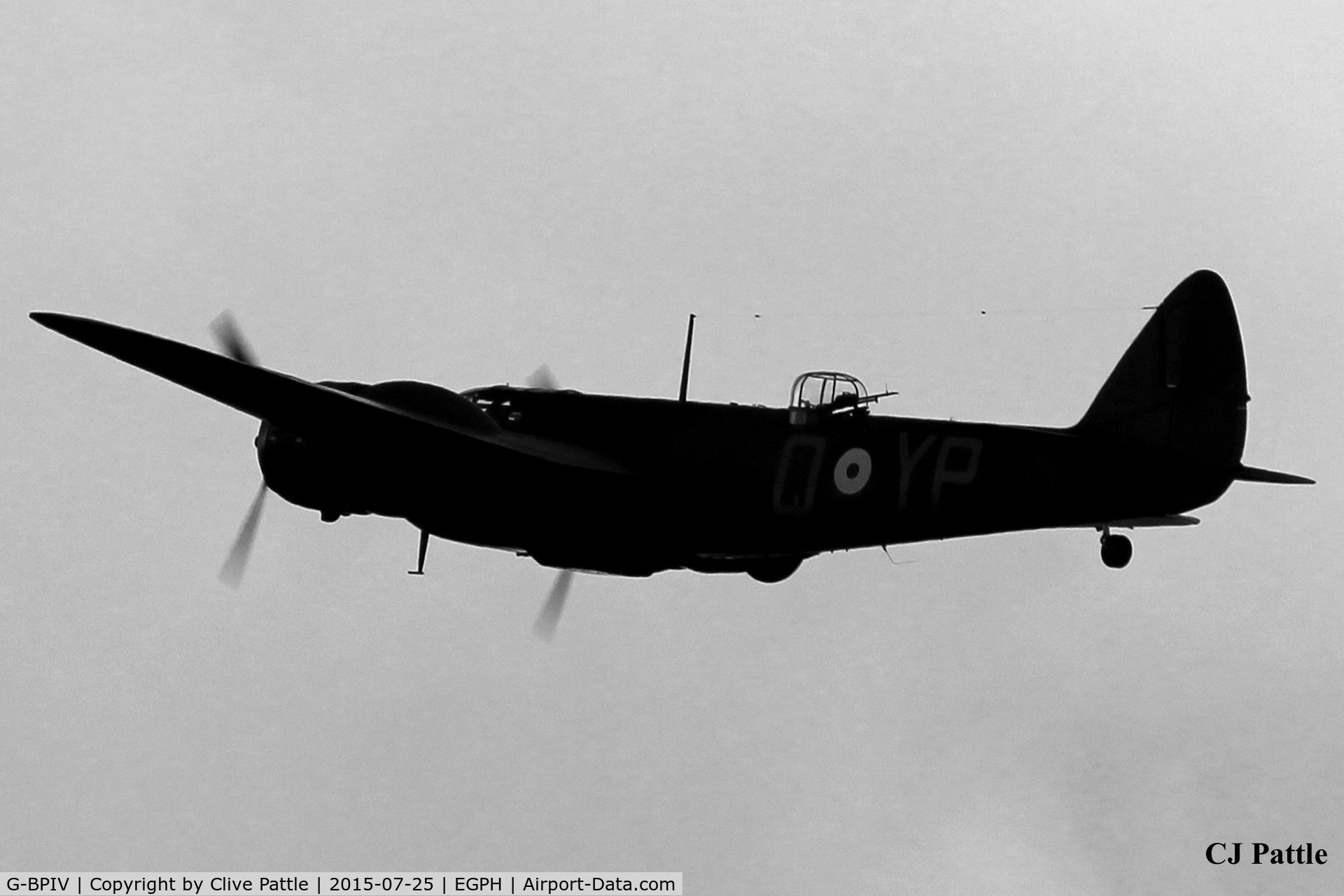 G-BPIV, 1943 Bristol 149 Bolingbroke Mk.IVT C/N 10201, Climb out from Edinburgh EGPH