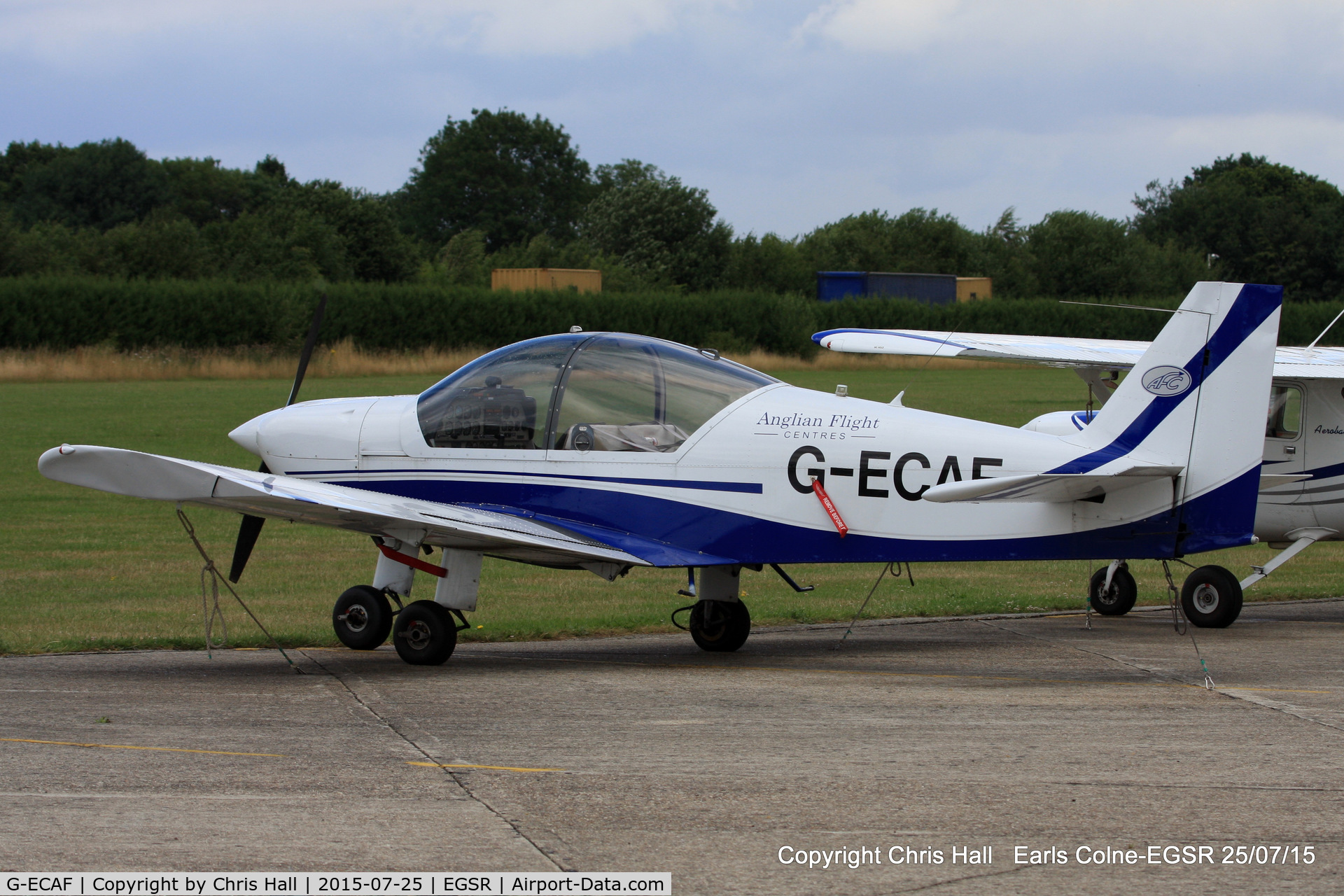 G-ECAF, 2000 Robin HR-200-120B C/N 345, at Earls Colne Airfield