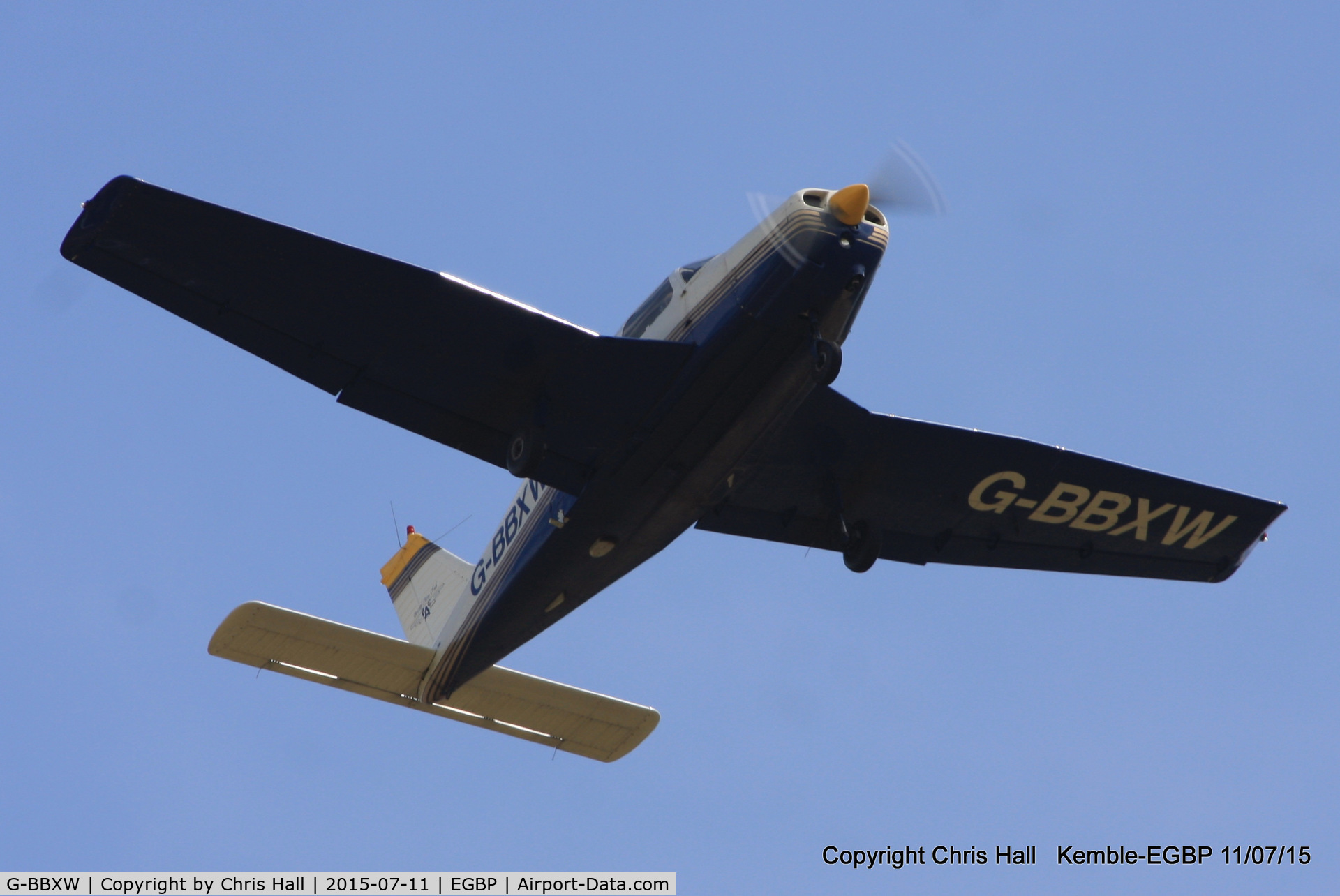 G-BBXW, 1973 Piper PA-28-151 Cherokee Warrior C/N 28-7415050, Bristol Aero Club