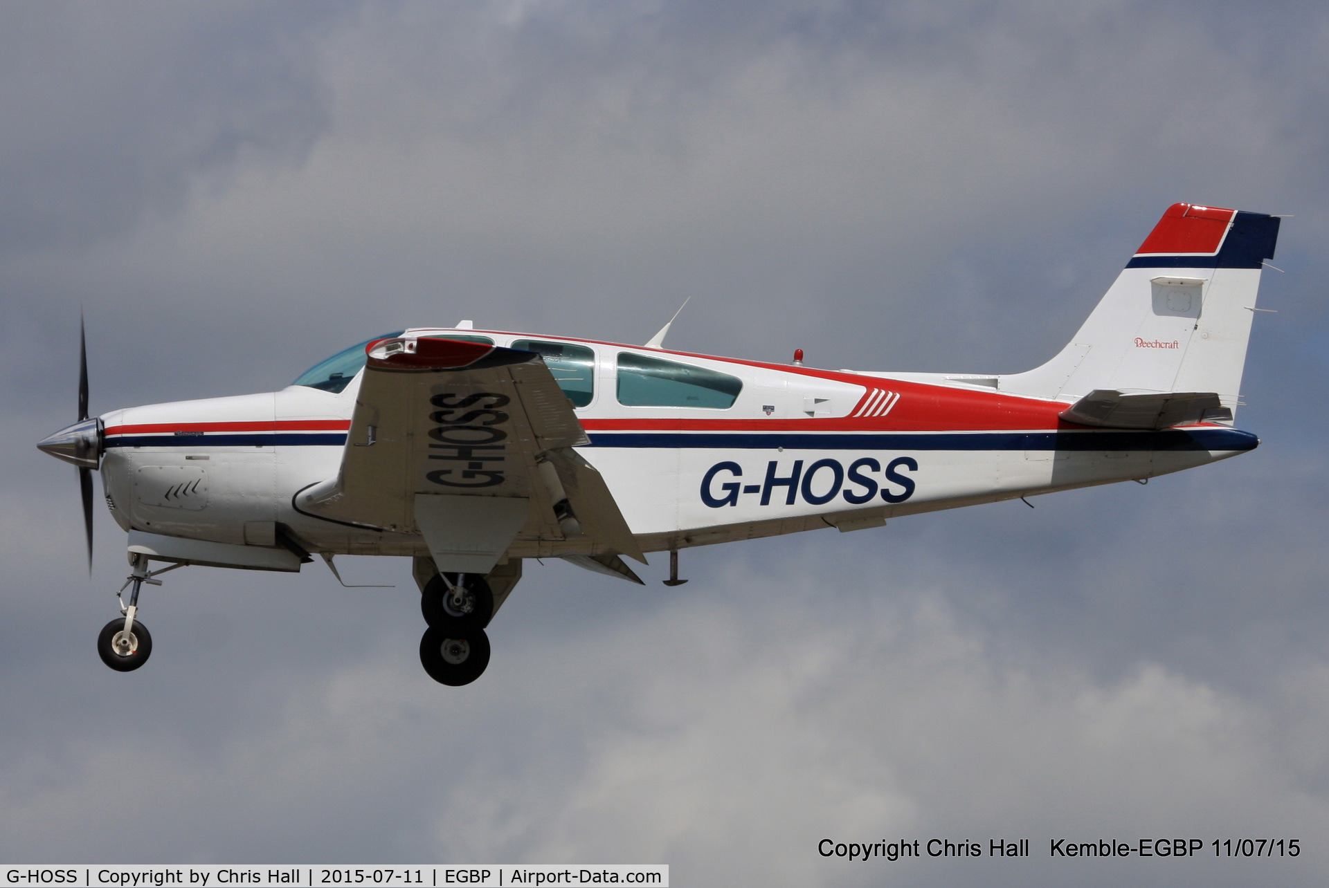 G-HOSS, 1987 Beech F33A Bonanza C/N CE-1151, Kemble resident