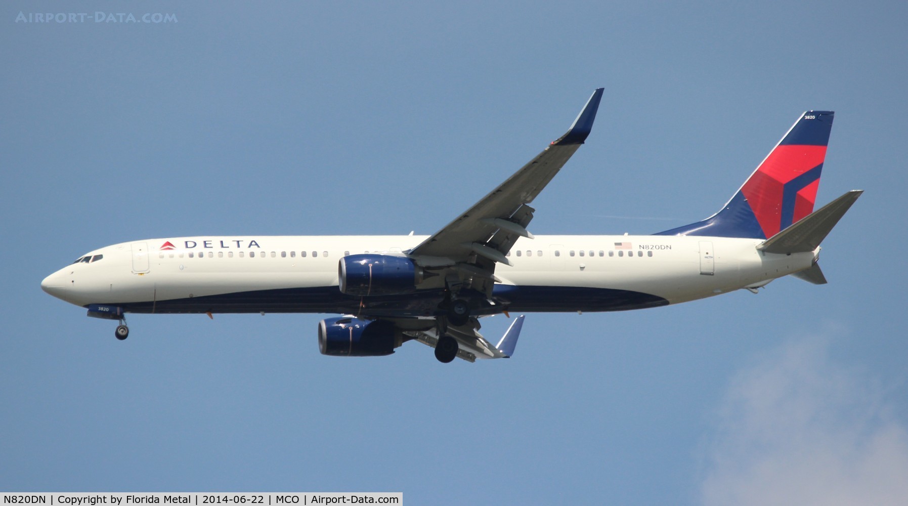 N820DN, 2014 Boeing 737-932/ER C/N 31931, Delta