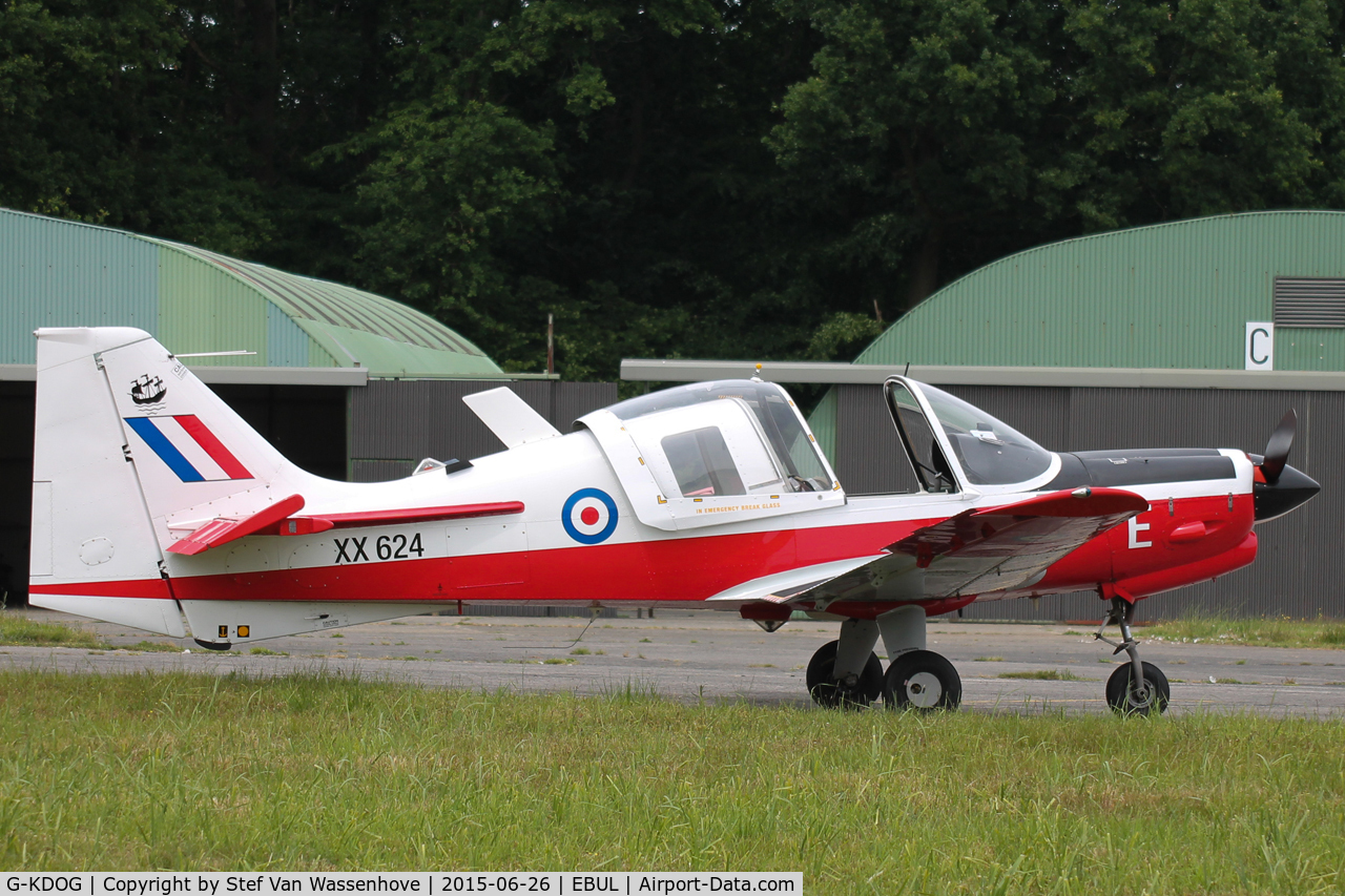 G-KDOG, 1973 Scottish Aviation Bulldog Series 120 Model 121 C/N BH120/289, Ursel Avia 2015