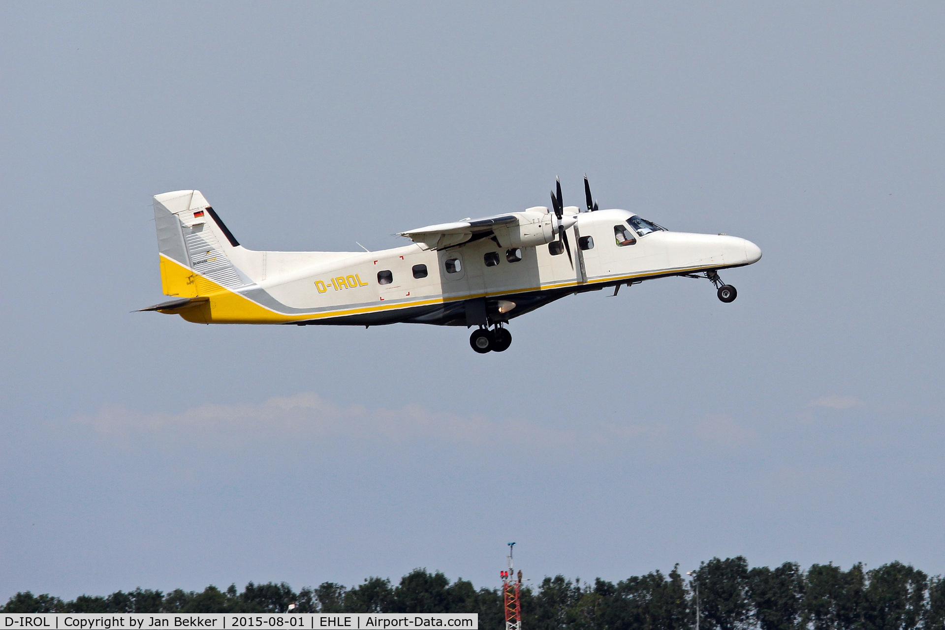 D-IROL, 1982 Dornier 228-100 C/N 7003, Just departed from Lelystad Airport on its way to Texel.