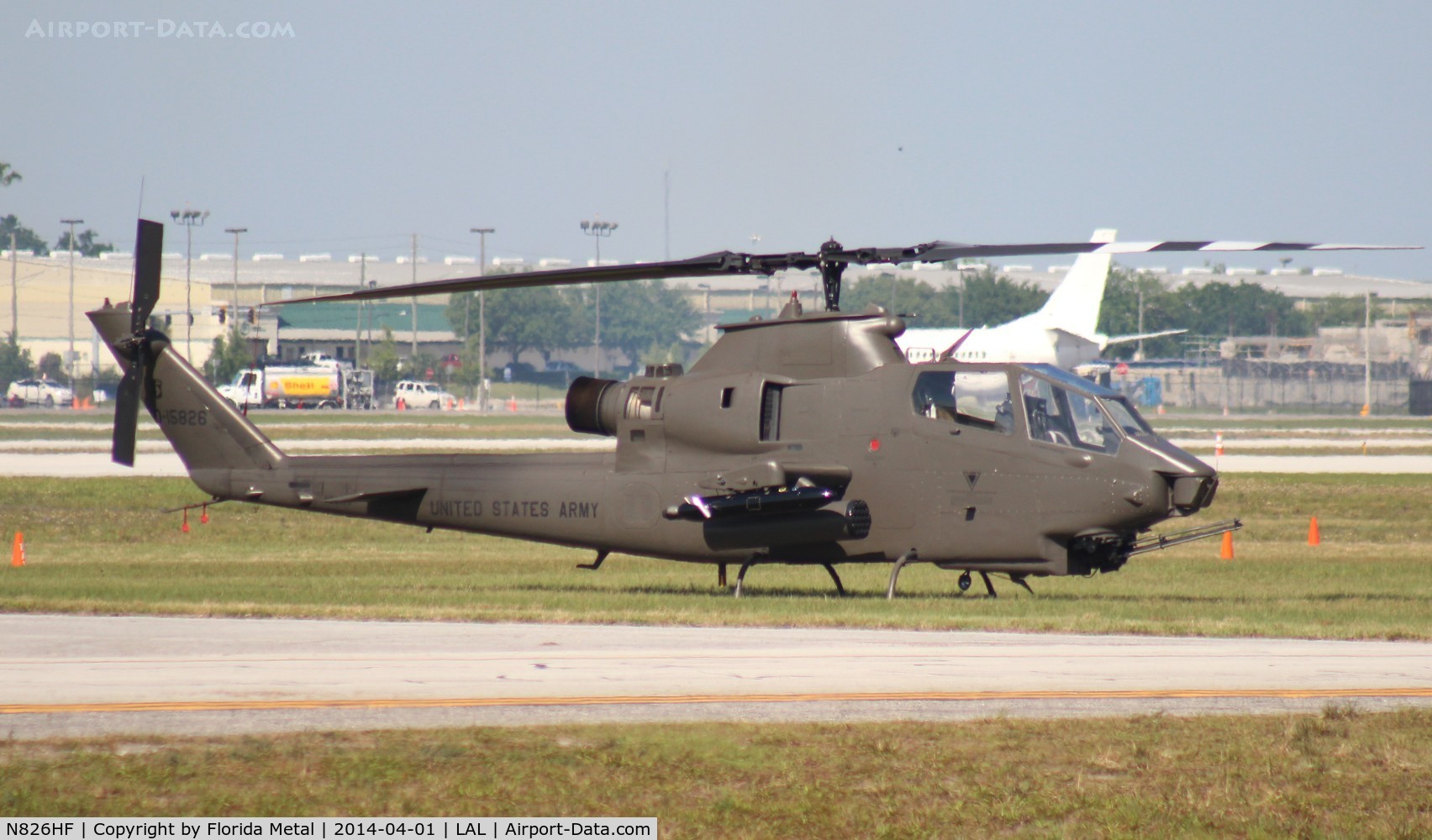 N826HF, 1967 Bell AH-1F Cobra C/N 67-15826, AH-1F Cobra