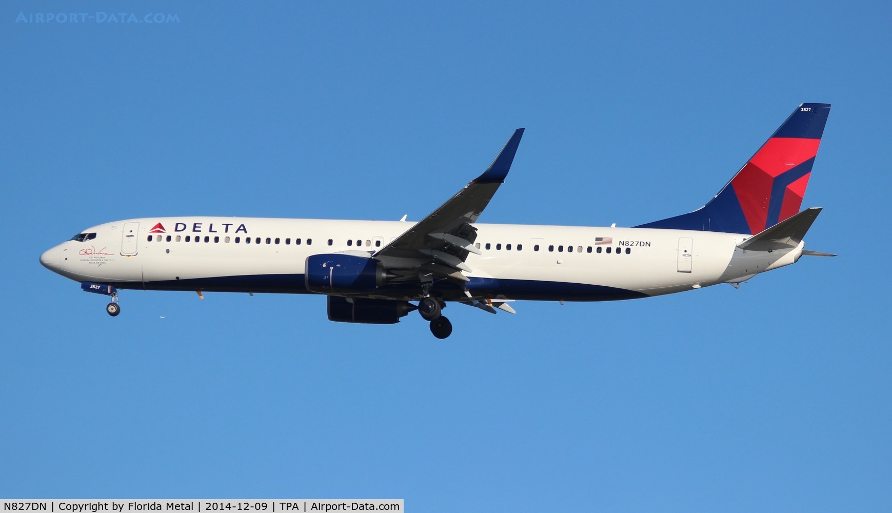 N827DN, 2014 Boeing 737-932/ER C/N 31938, Delta