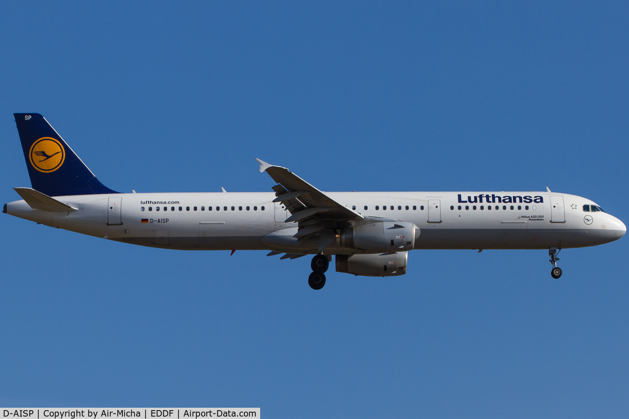 D-AISP, 2009 Airbus A321-231 C/N 3864, Lufthansa