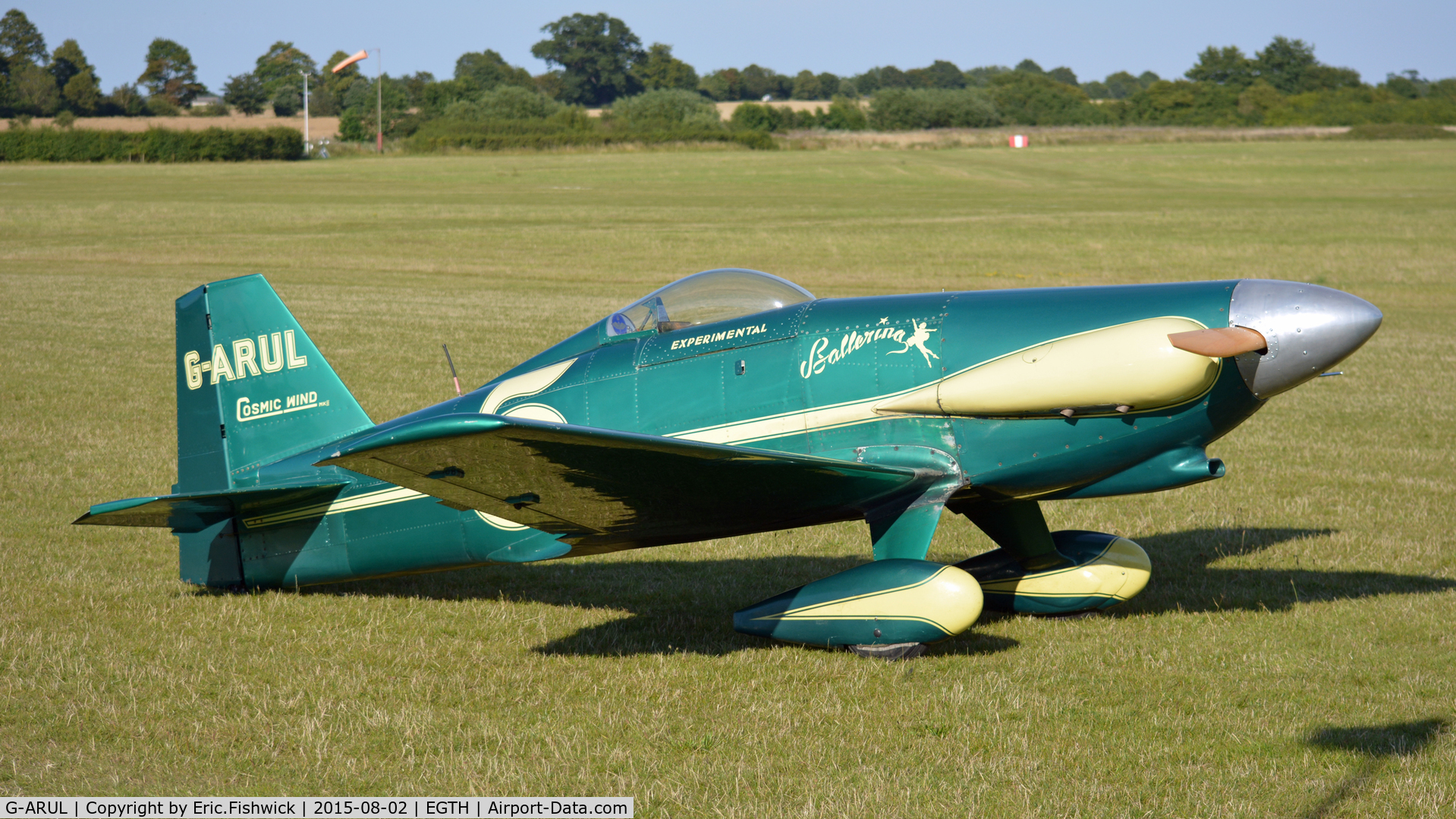 G-ARUL, 1973 LeVier Cosmic Wind C/N PFA 1511, 3. G-ARUL at The Shuttleworth Wings and Wheels Airshow, Aug. 2015.