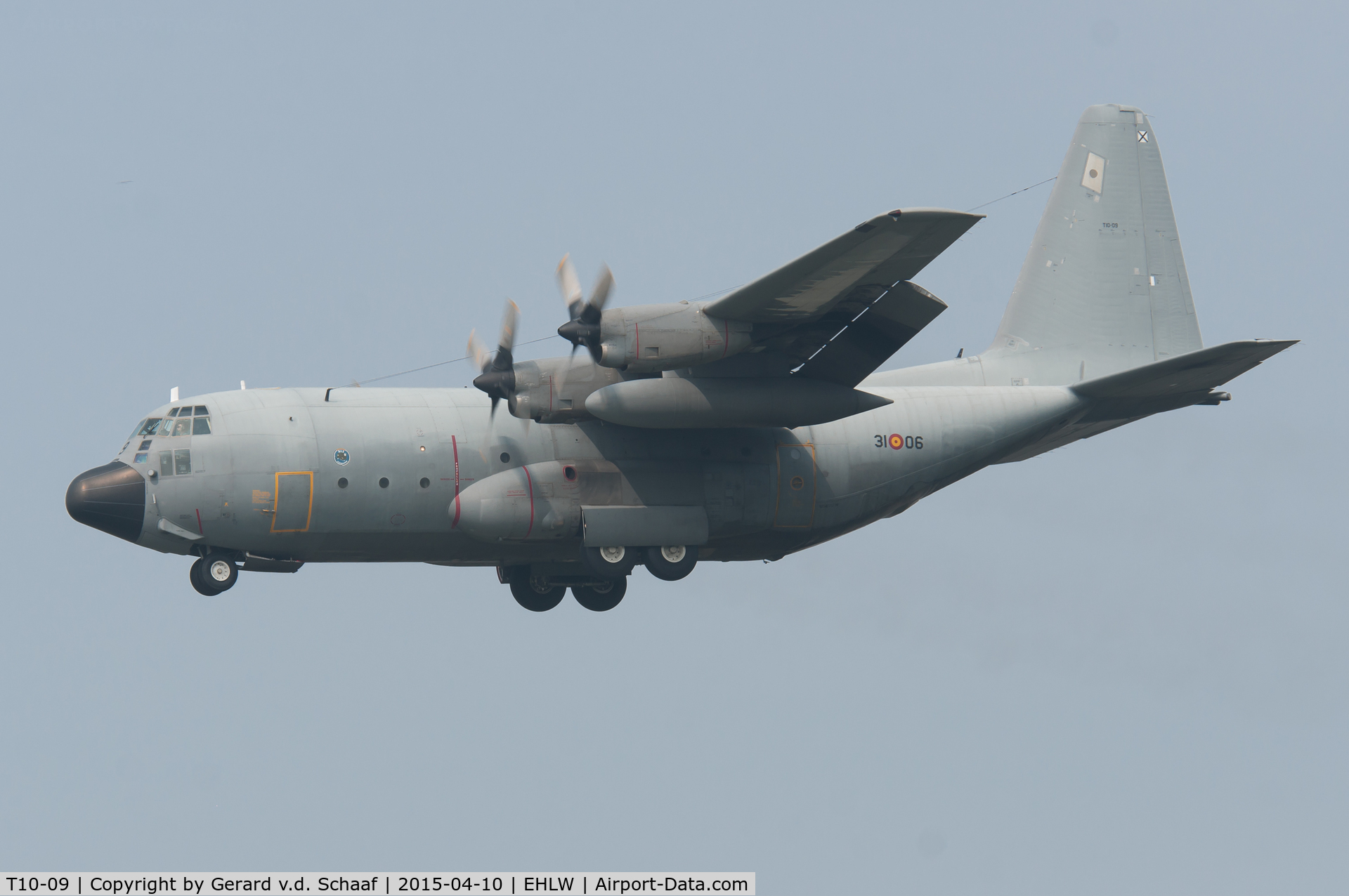 T10-09, Lockheed C-130H Hercules C/N 382-4836, Leeuwarden, April 2015