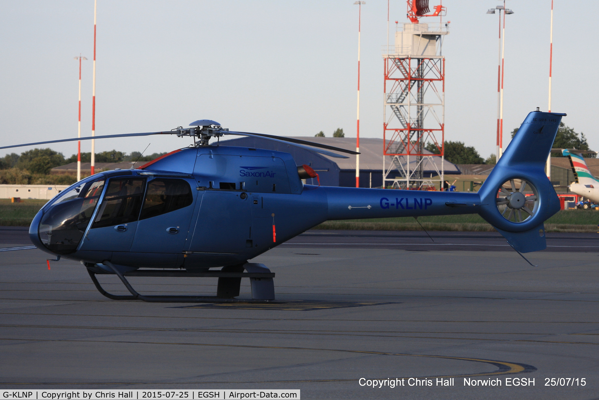 G-KLNP, 2007 Eurocopter EC-120B Colibri C/N 1492, Saxonair Charter Ltd