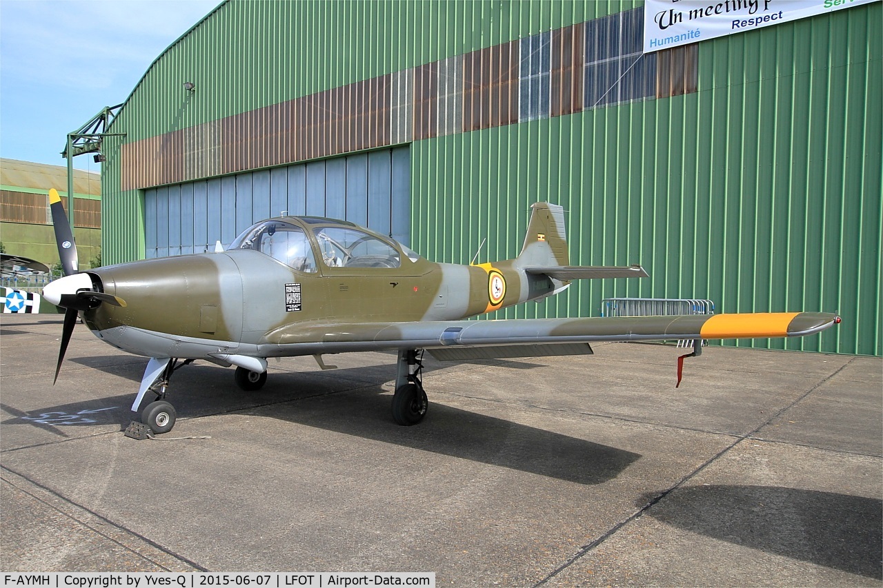F-AYMH, 1958 Piaggio FWP-149D C/N 026, Piaggio FWP-149D, Static display, Tours Air Base 705 (LFOT-TUF) Air show 2015