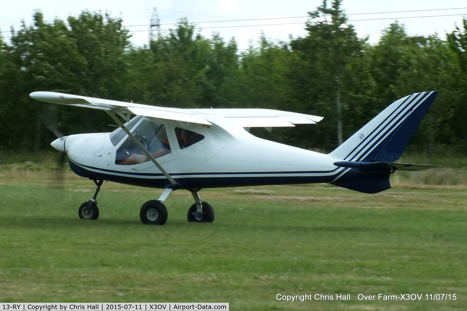 13-RY, Flyitalia Gryf MD-3 Rider C/N Not found F-JJMQ, at ‘Over Farm’, Gloucester
