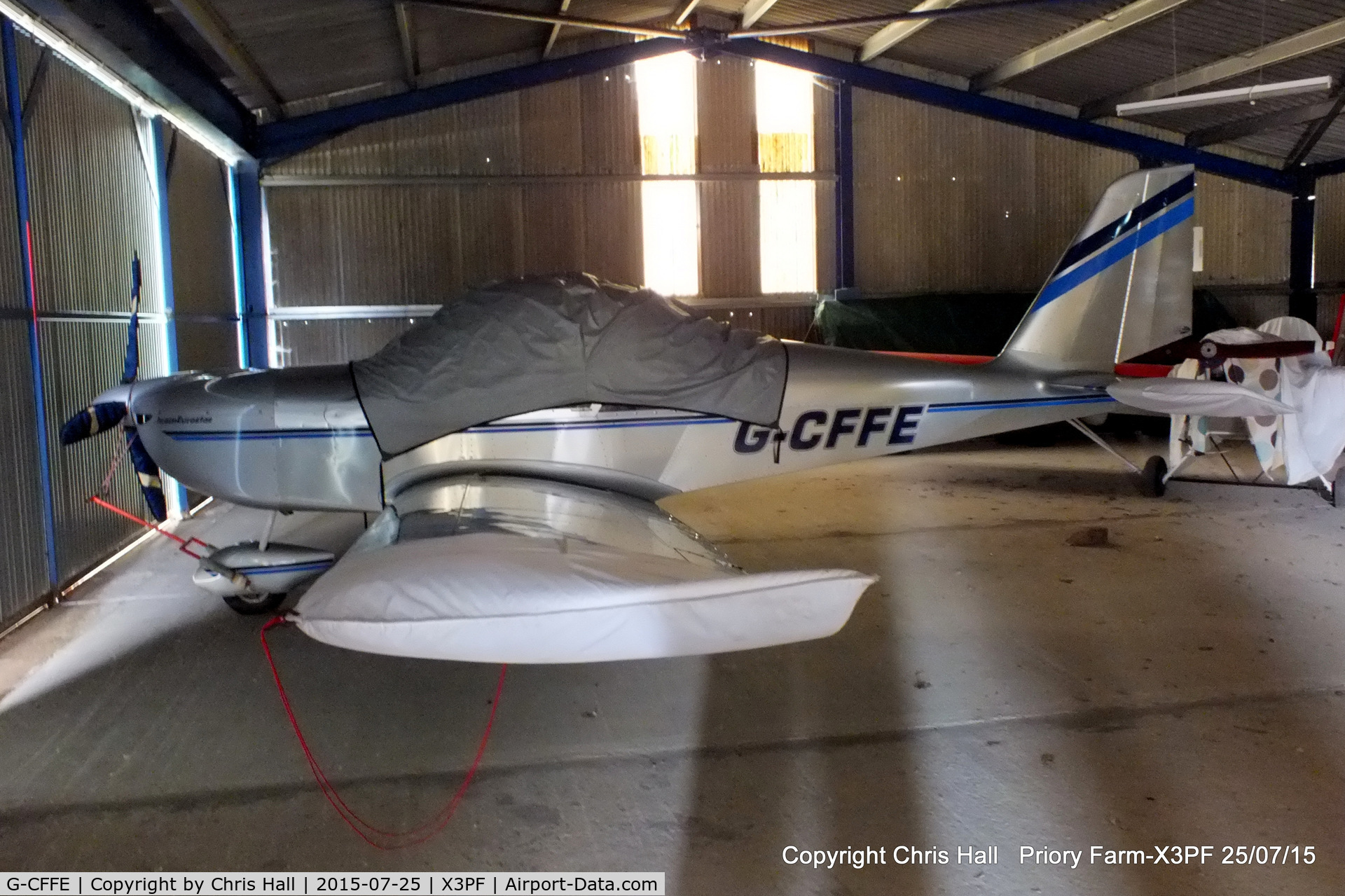 G-CFFE, 2008 Cosmik EV-97 TeamEurostar UK C/N 3211, at Priory Farm, Tibenham