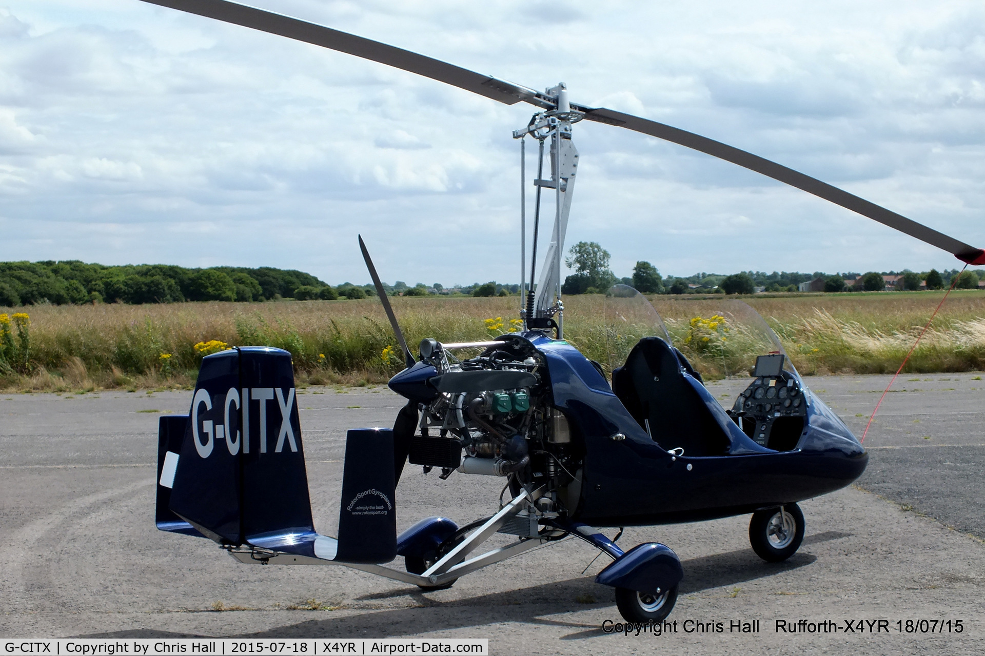 G-CITX, 2015 Rotorsport UK MTOsport C/N RSUK/MTOS/060, at Rufforth Airfield