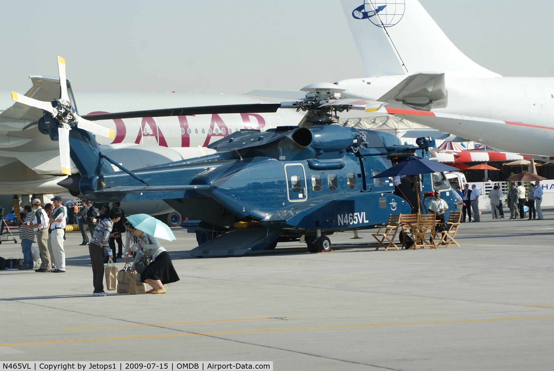 N465VL, 2007 Sikorsky S-92A C/N 920067, Dubai static park