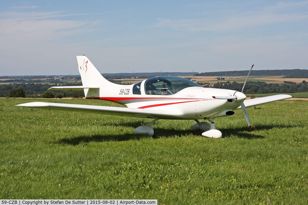 59-CZB, Aveko VL-3 Sprint C/N VL3-47, @ LF6252 (Airpark Aero Delahaye, 15 NM east of LFAT, France).