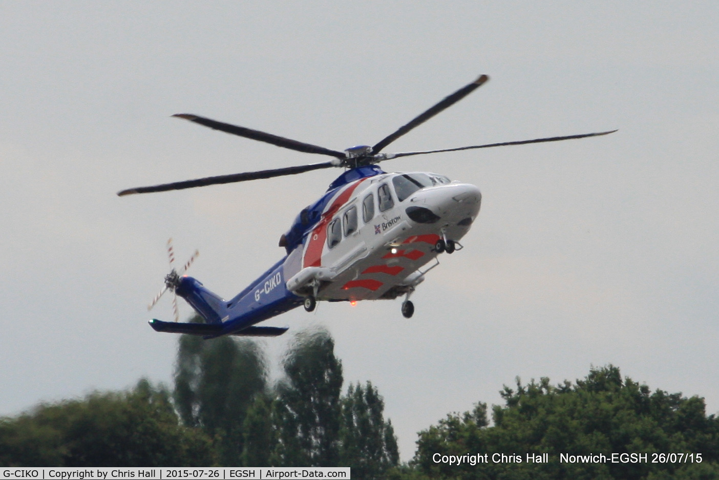 G-CIKO, 2014 AgustaWestland AW-139 C/N 41378, Bristow