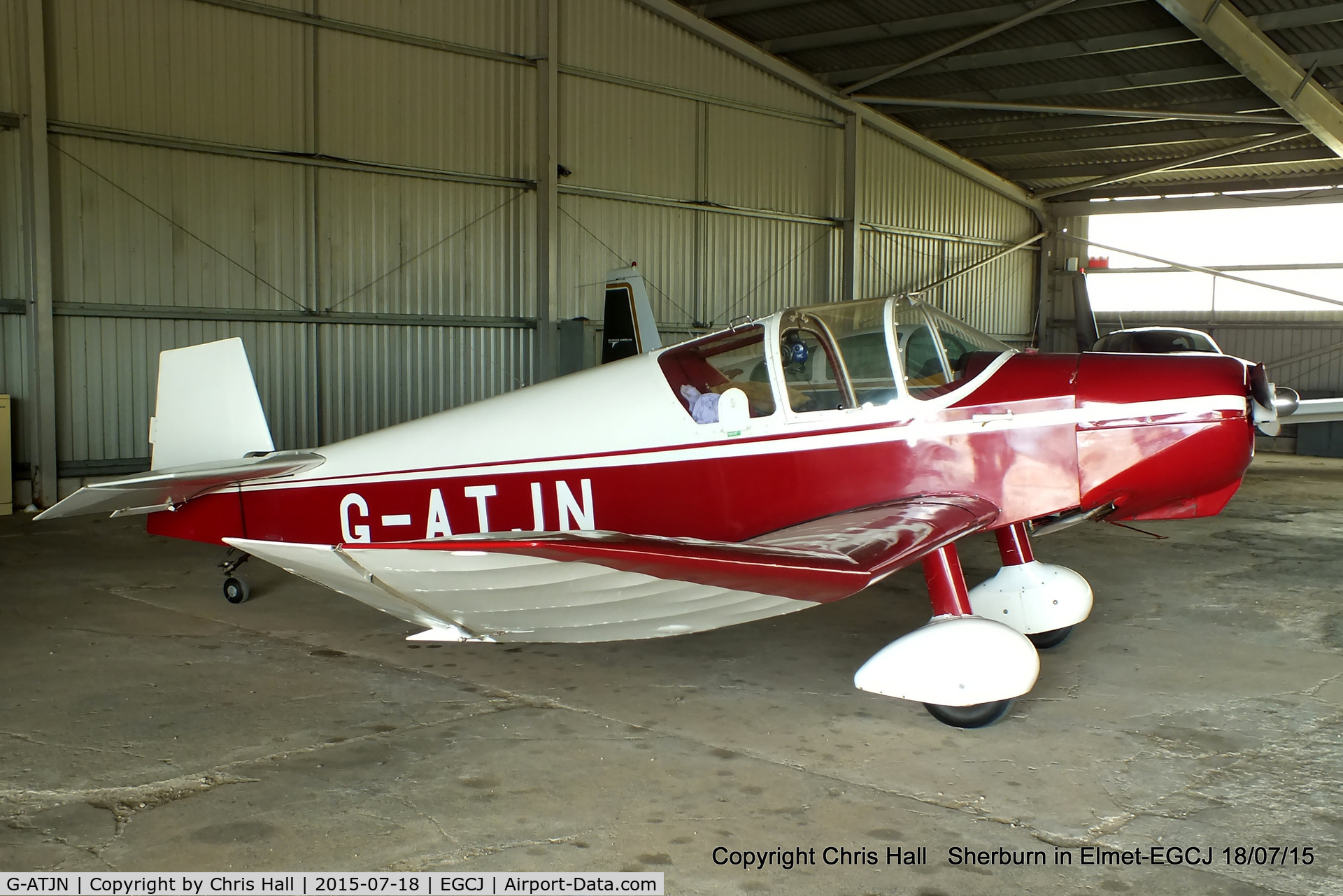 G-ATJN, 1958 Jodel D-119 C/N 863, at Sherburn in Elmet