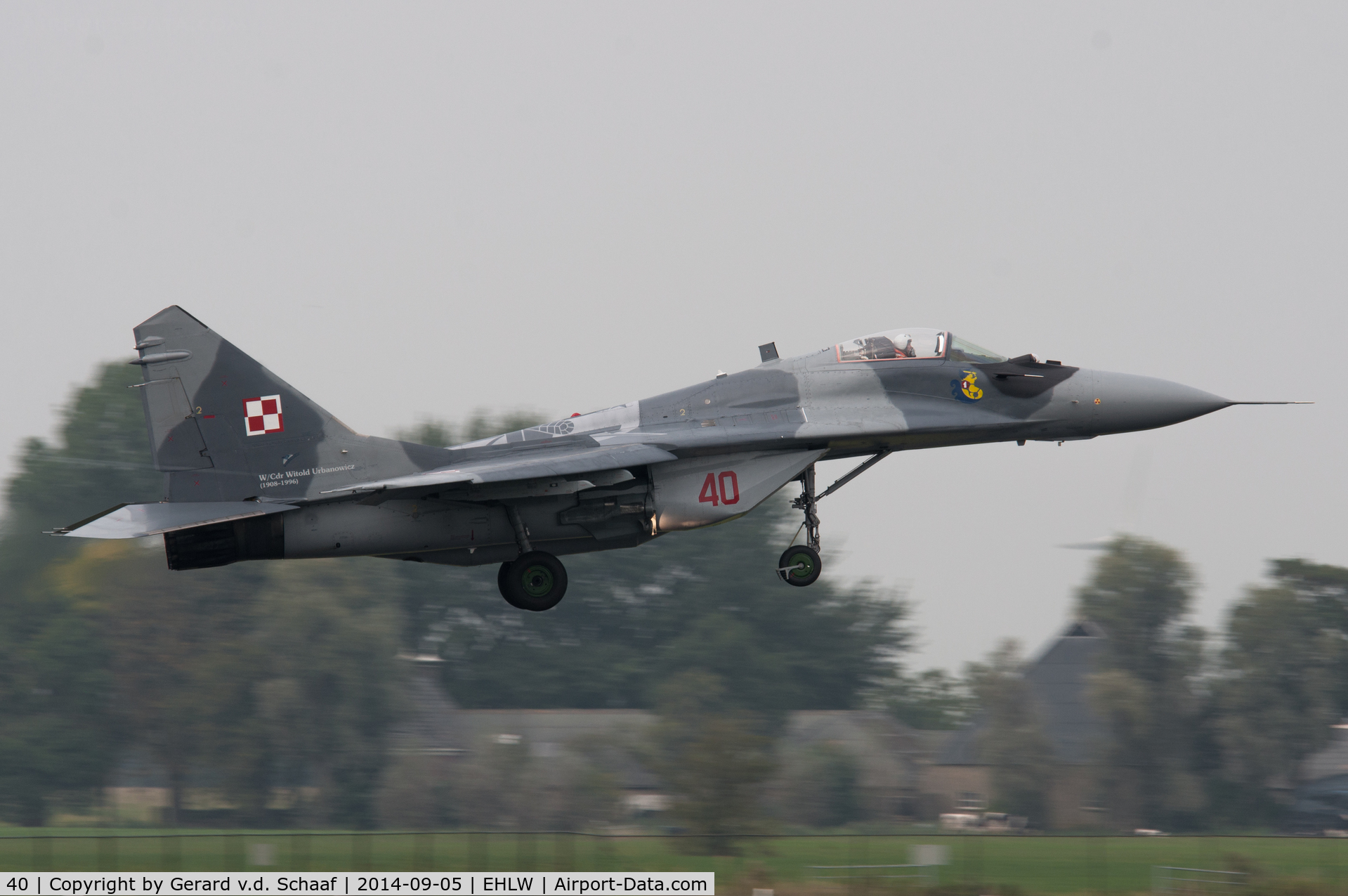 40, Mikoyan-Gurevich MiG-29A C/N 2960532040, Leeuwarden, September 2014