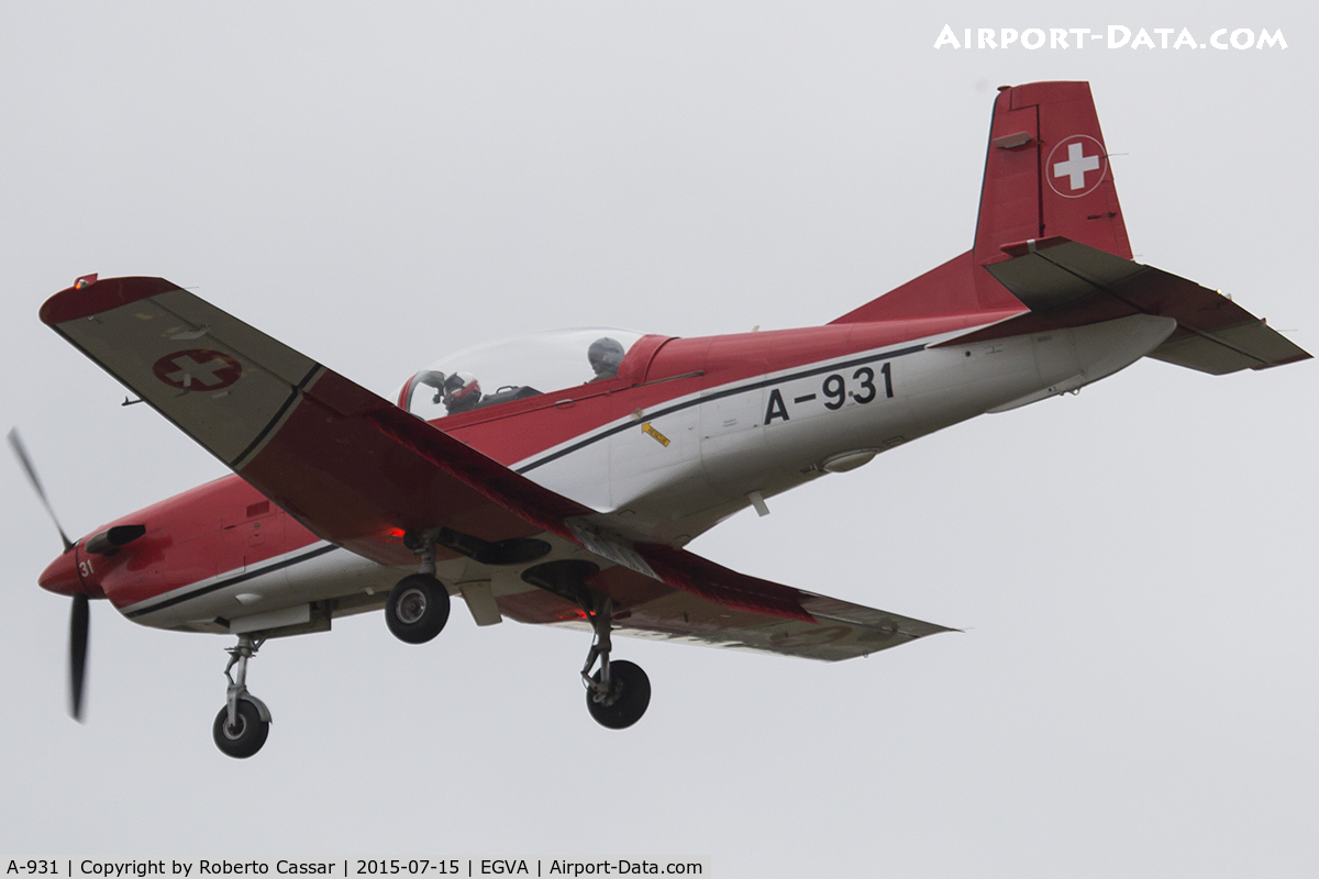 A-931, 1983 Pilatus PC-7 Turbo Trainer C/N 339, Fairford