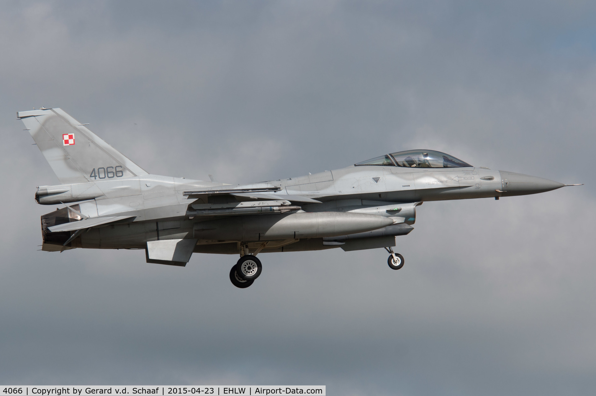 4066, Lockheed Martin F-16C Fighting Falcon C/N JC-27, Leeuwarden, April 2015