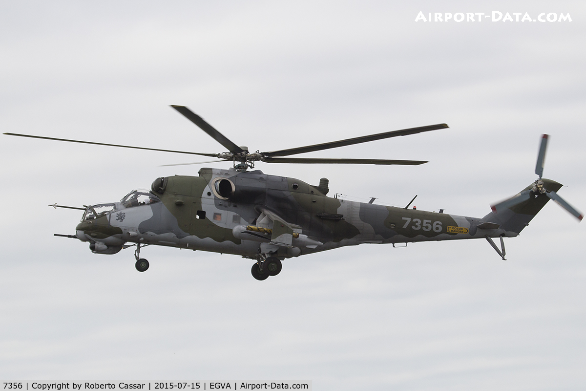 7356, Mil Mi-24V Hind E C/N 087356, Fairford