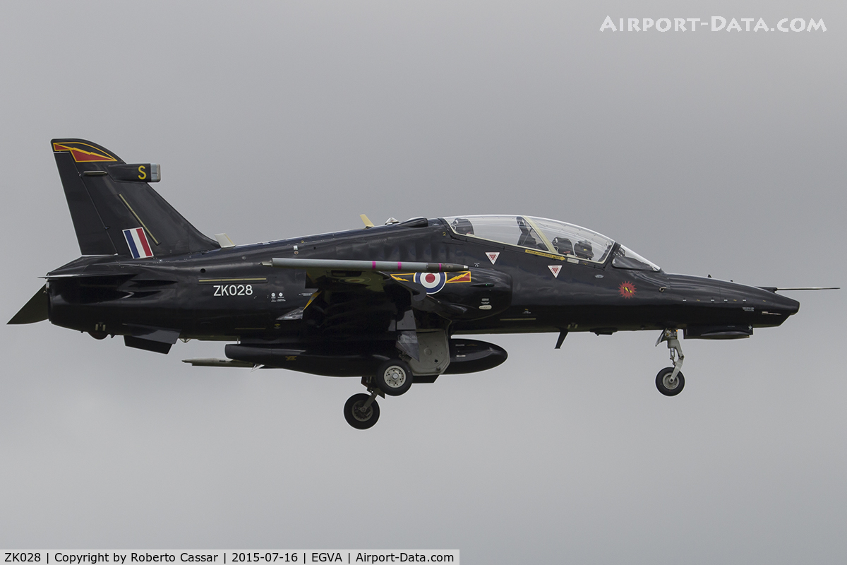 ZK028, 2009 British Aerospace Hawk T2 C/N RT019/1257, Fairford